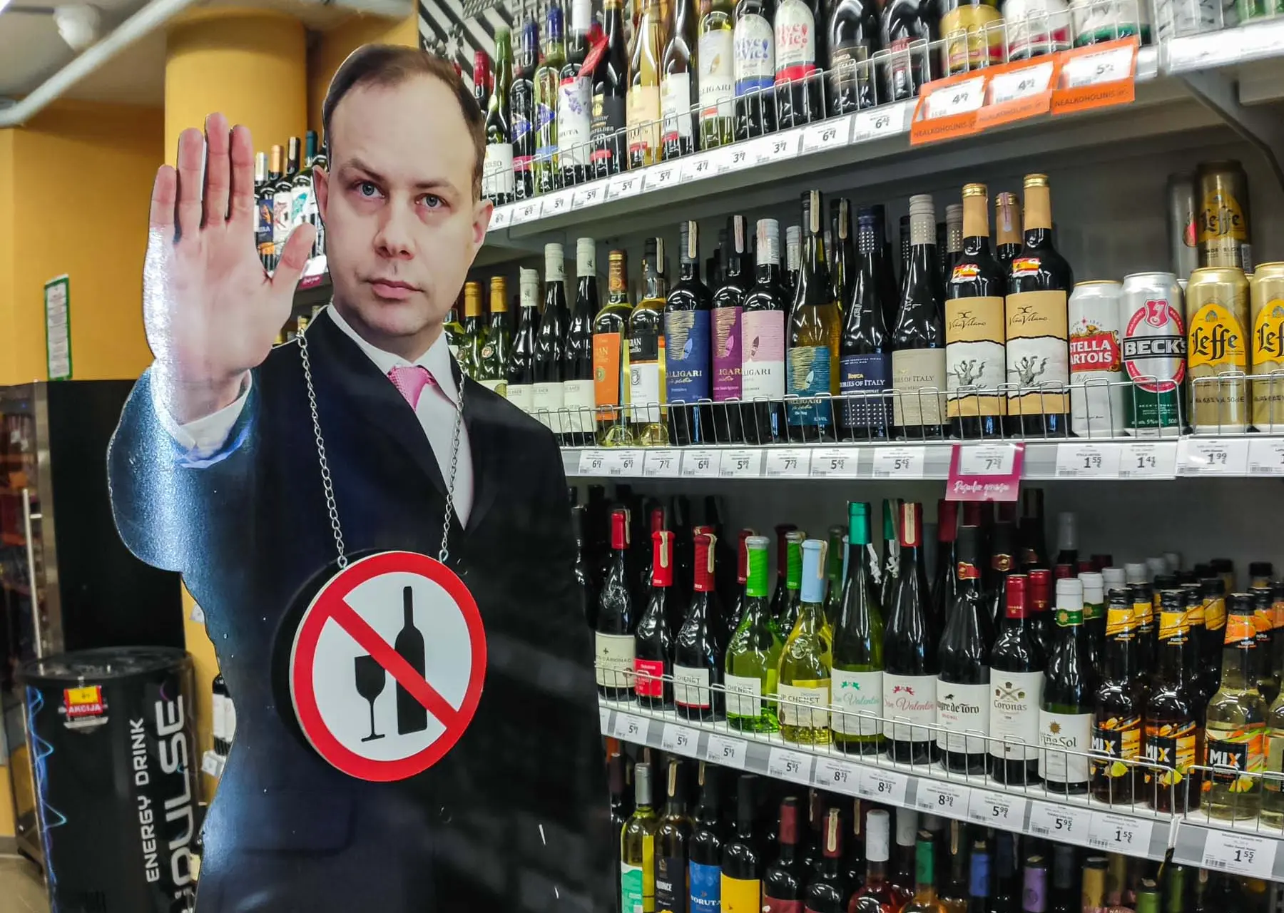 A. Veryga, alkoholiniai gėrimai, alkoholio draudimas