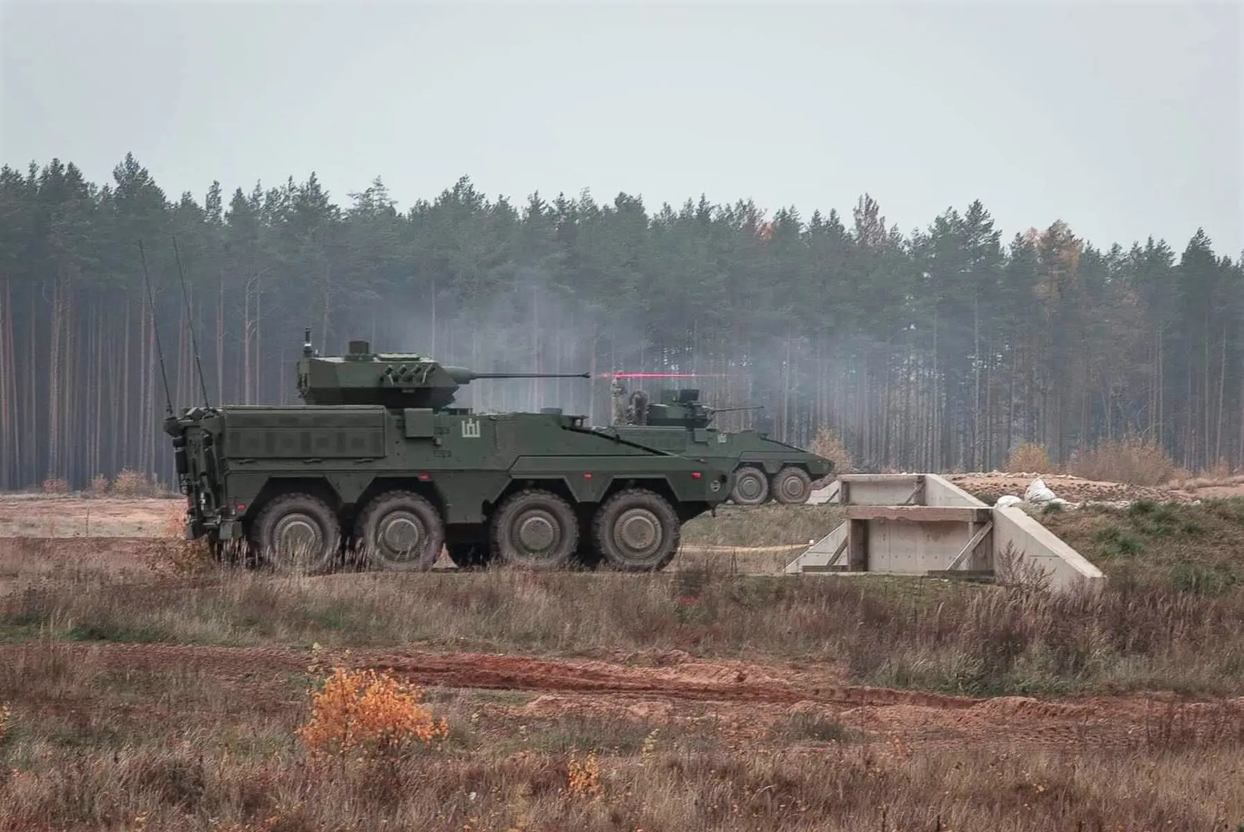 PKM „Vilkas“ įgulos pratybos