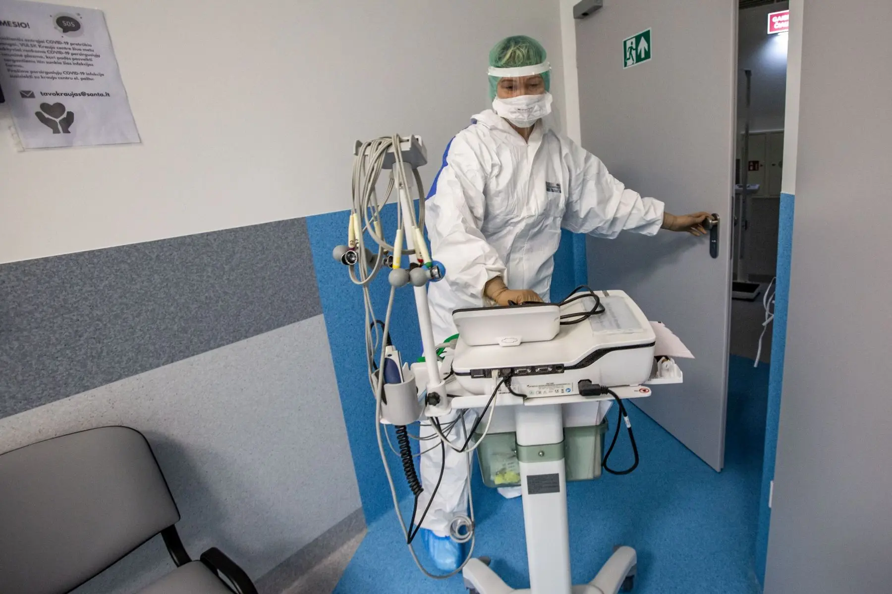 Koronaviruso pacientai VUL Santaros klinikose