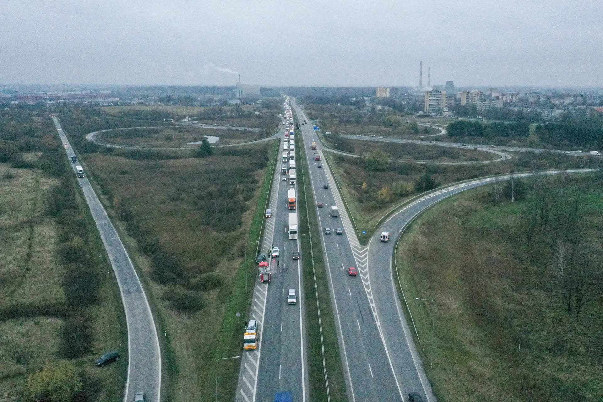 Avarija A1 kelyje