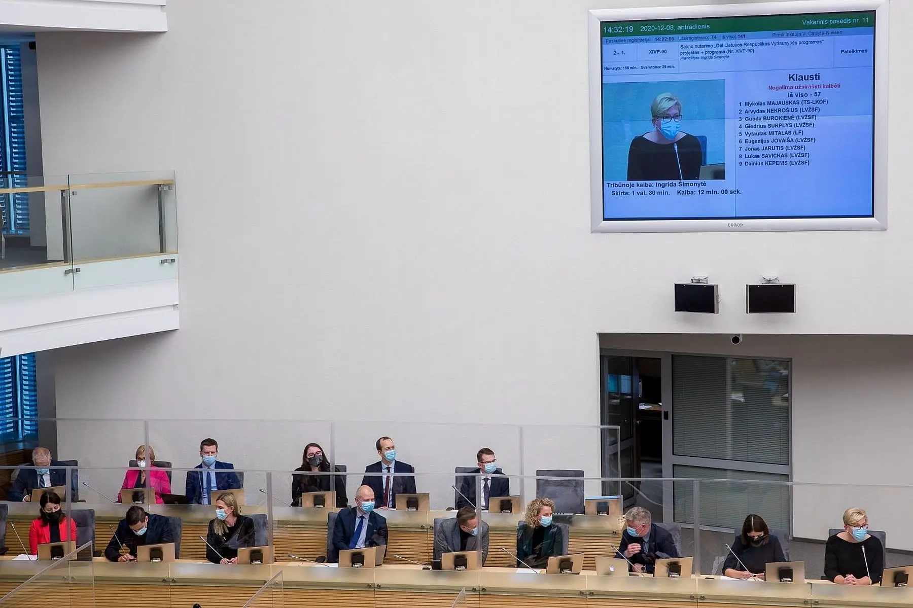 Vyriausybė, Seimas