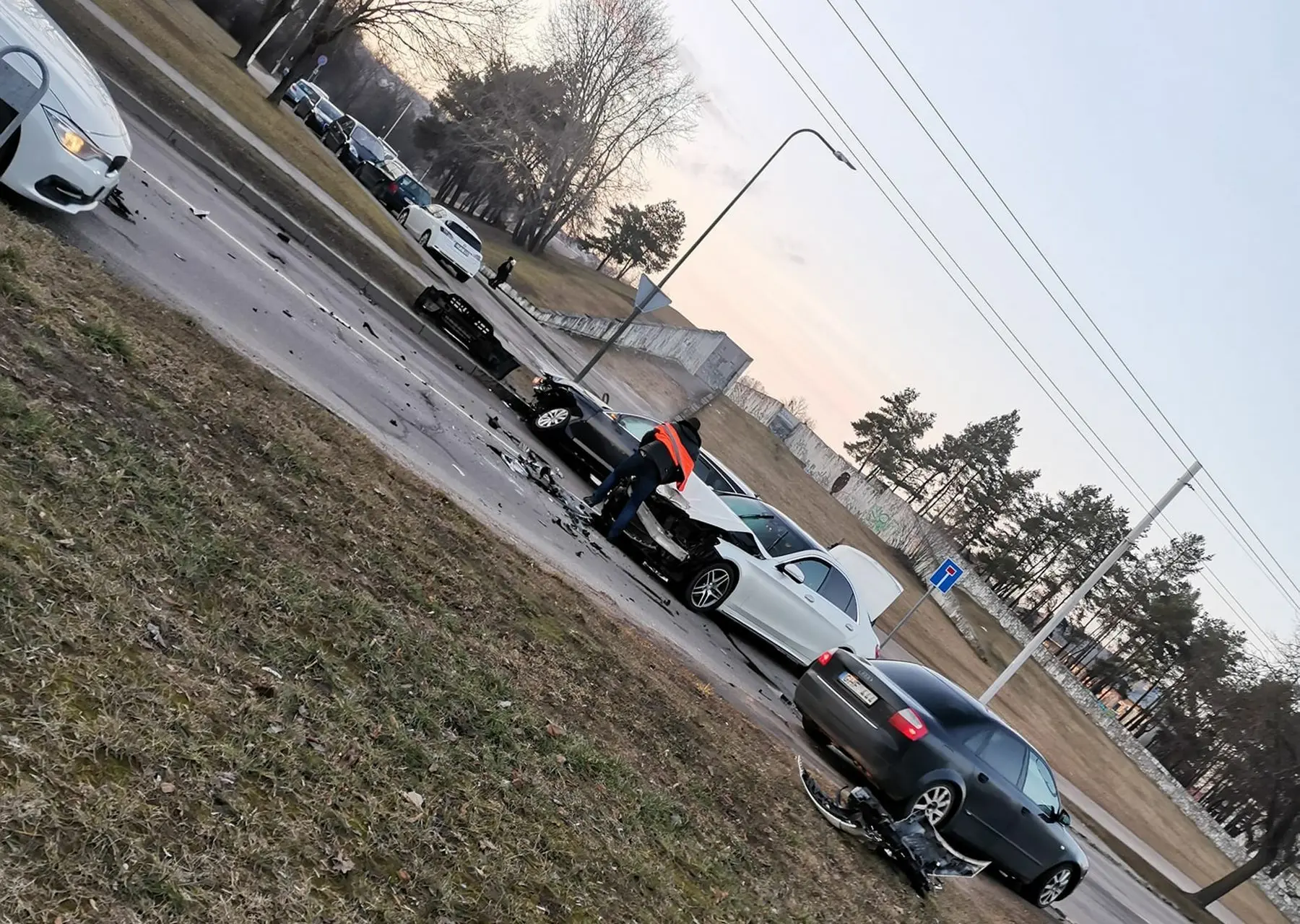 Avarija Neries Krantinėje