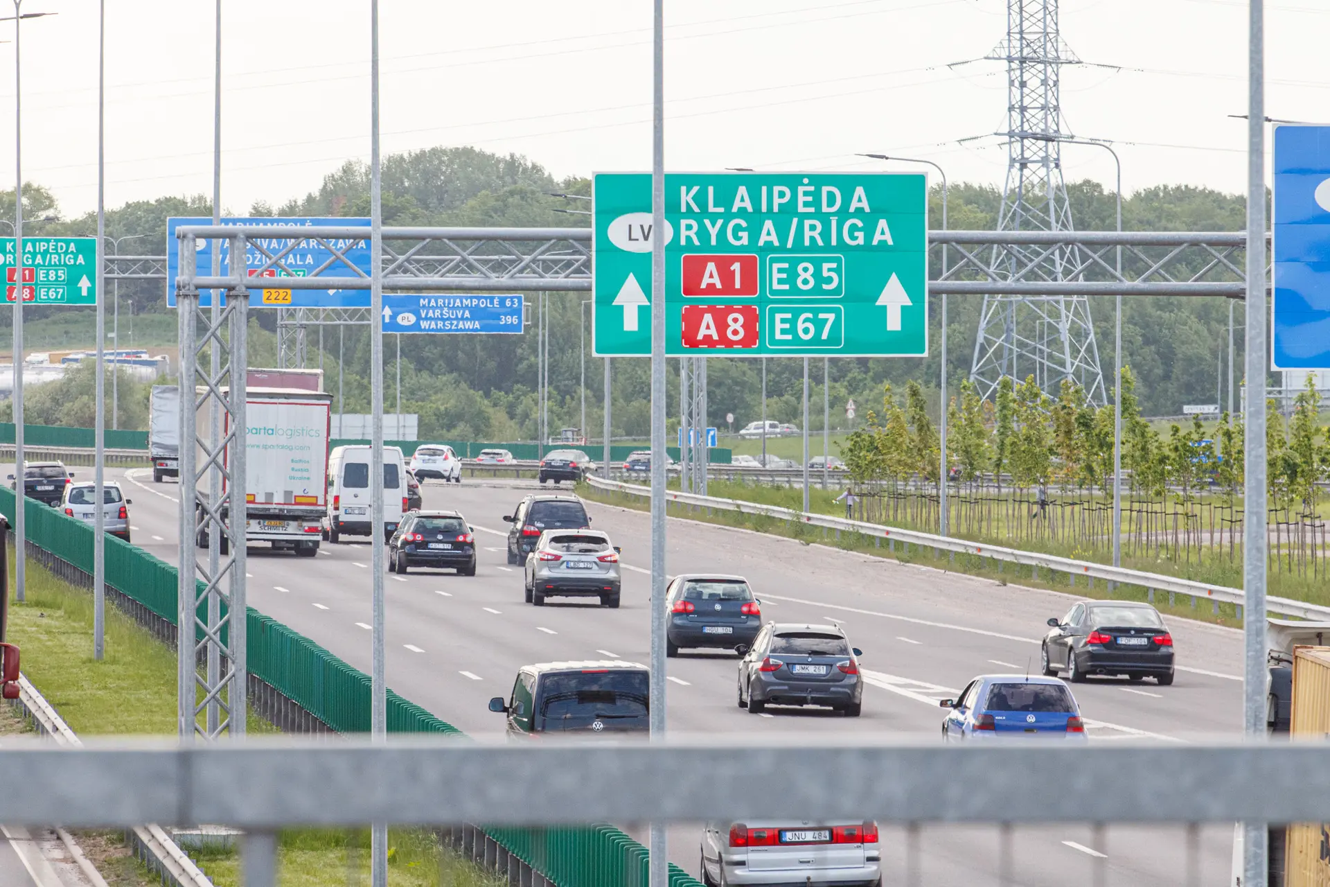 Intensyvus eismas A1 kelyje
