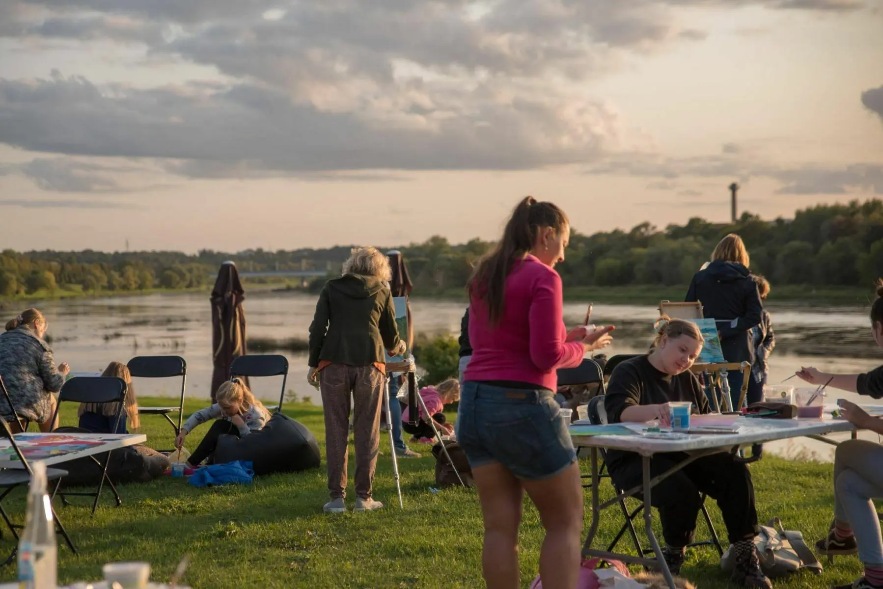 Festivalis „Piešiame Nemuną“ / G. Balžekaitės nuotr.