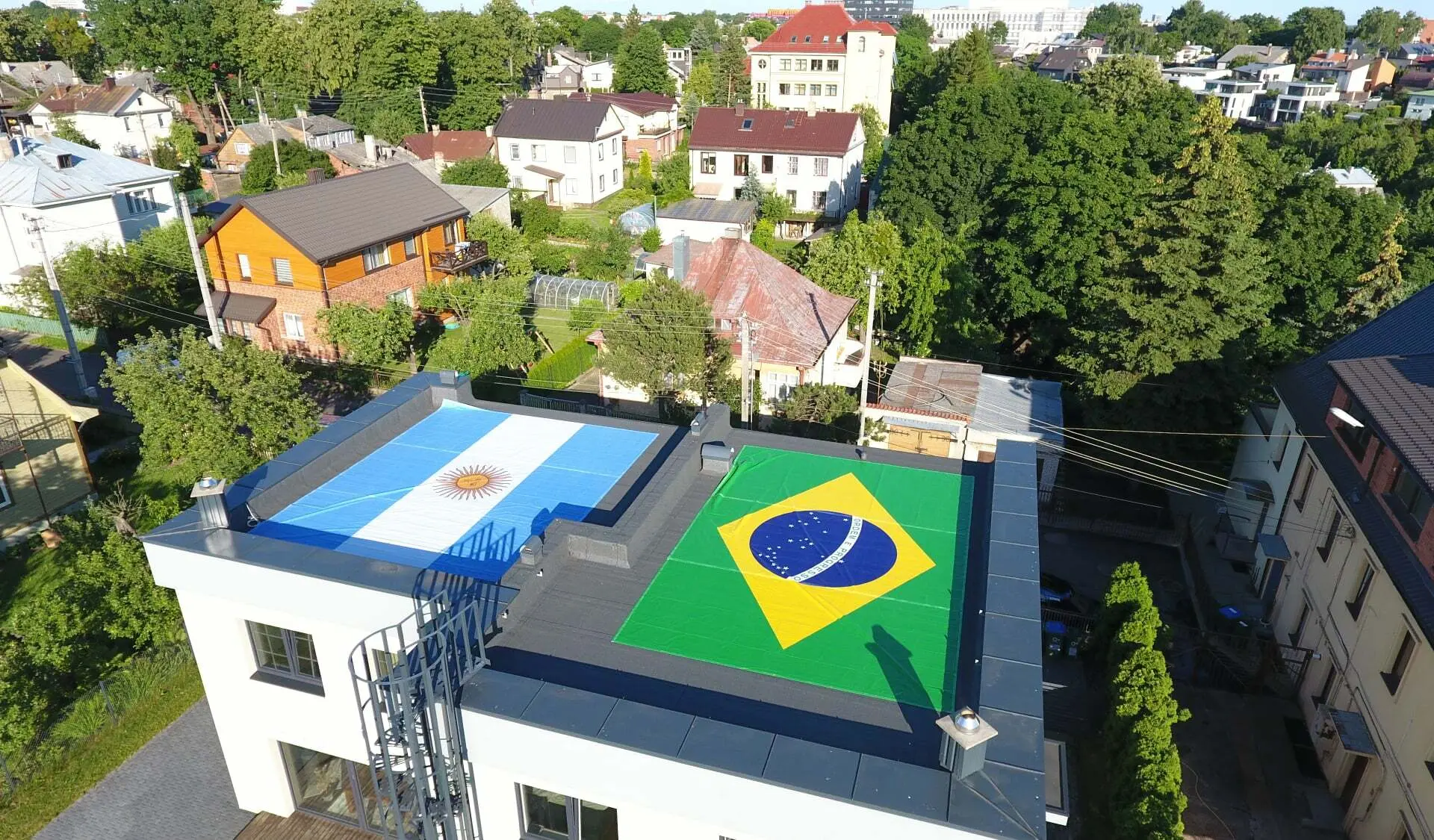 Oro balionai Brazilkoje