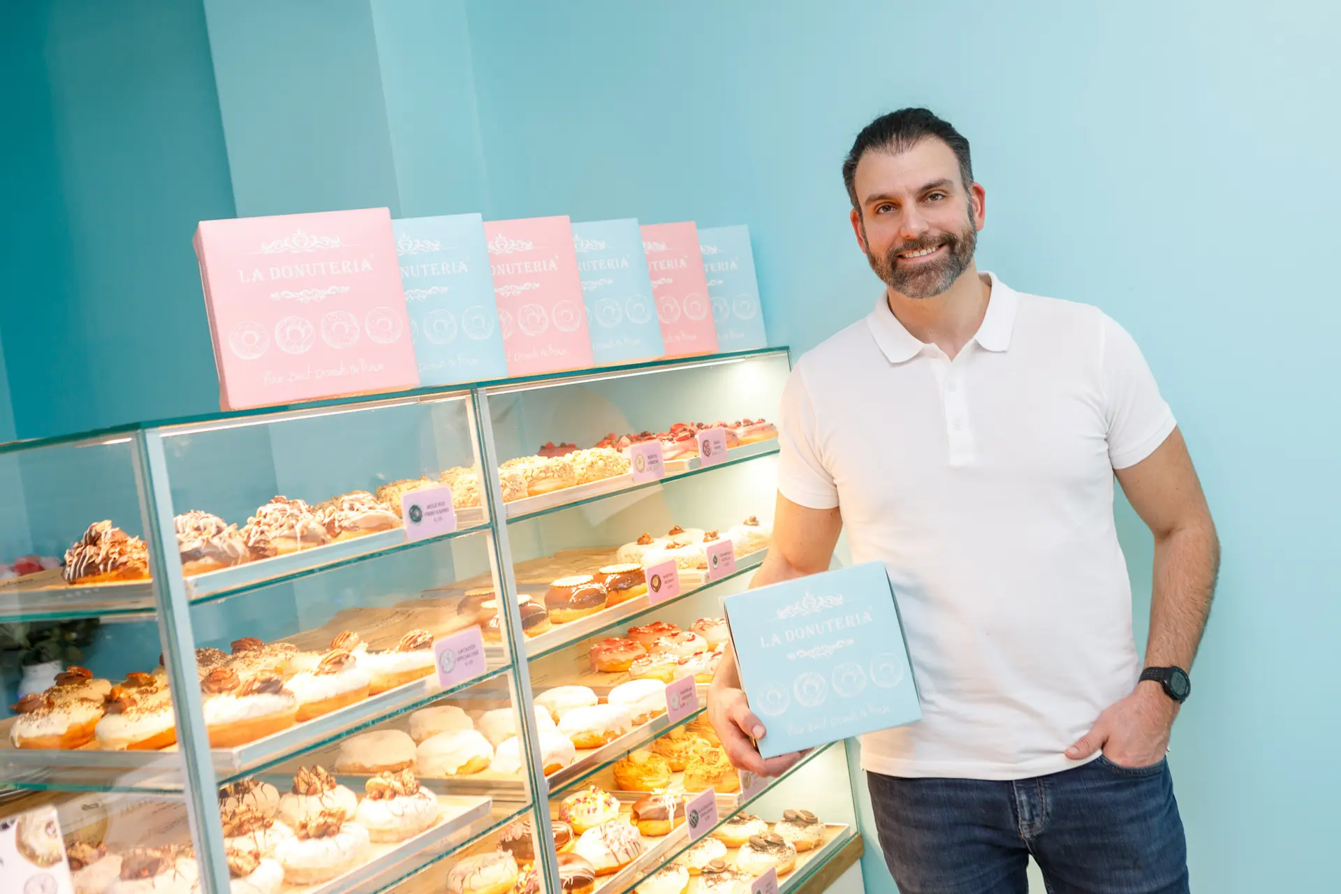 Spurginės „La Donuteria“ vadovas Rodrigo Cerda De Souza