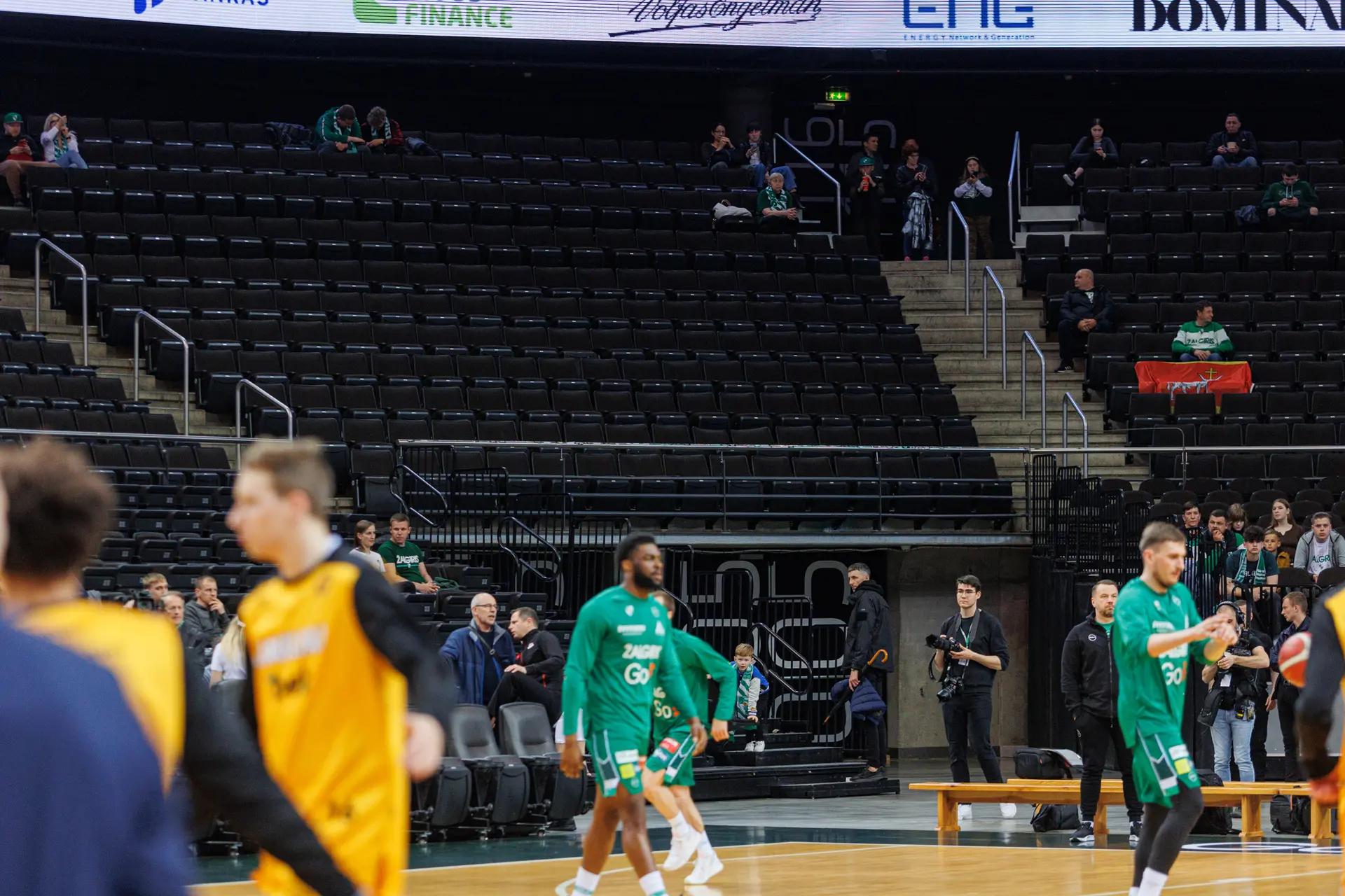 Tuščia „Žalgirio“ fanų tribūna