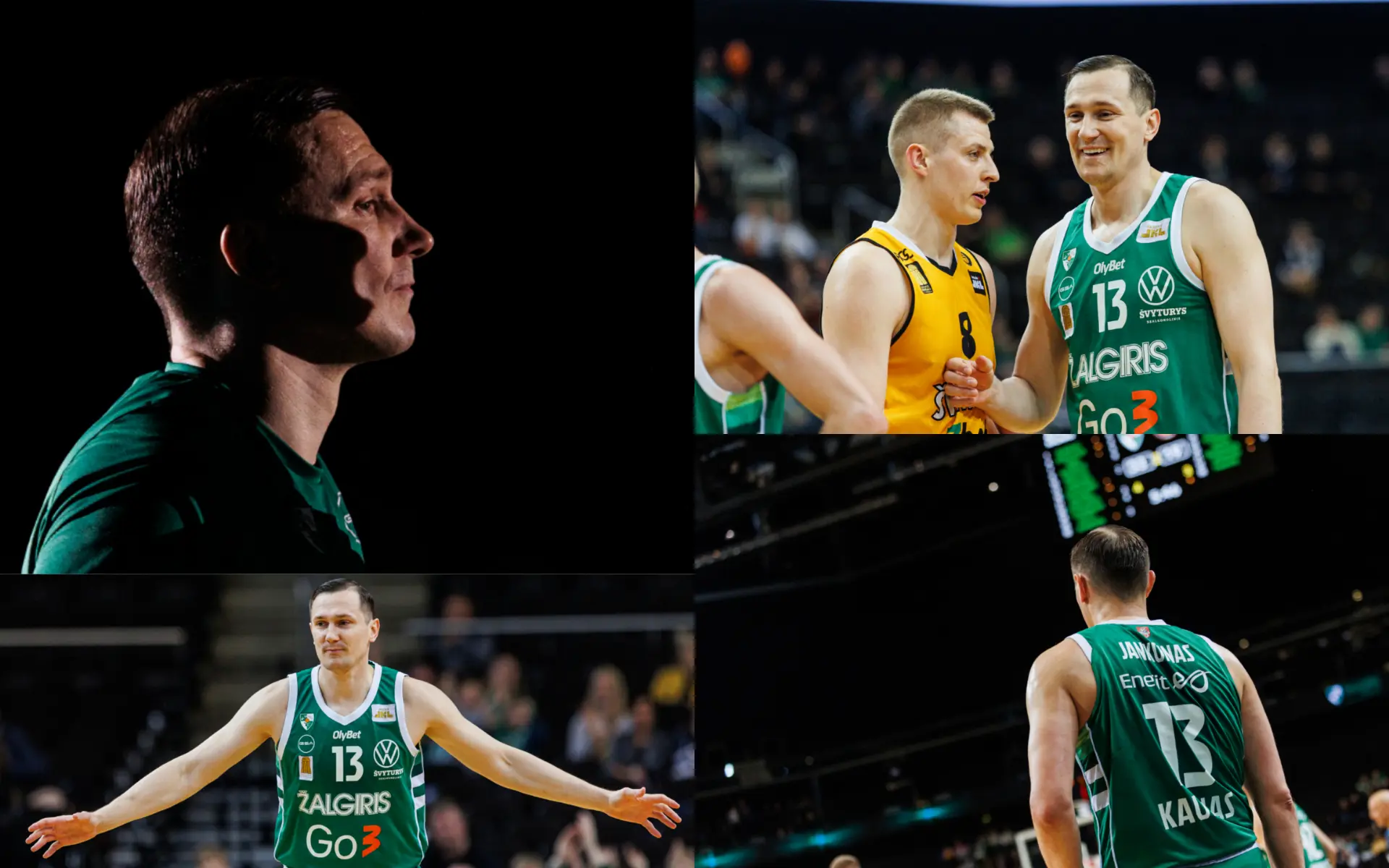 Paskutinės P. Jankūno karjeros namų rungtynės | „Žalgiris“ - „Šiauliai“