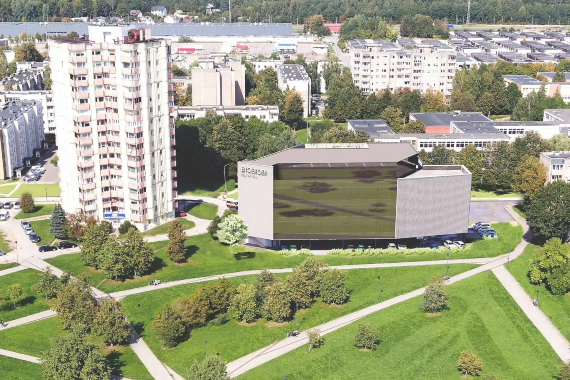 V. Landsbergio-Žemkalnio gatvėje projektuojama klinika