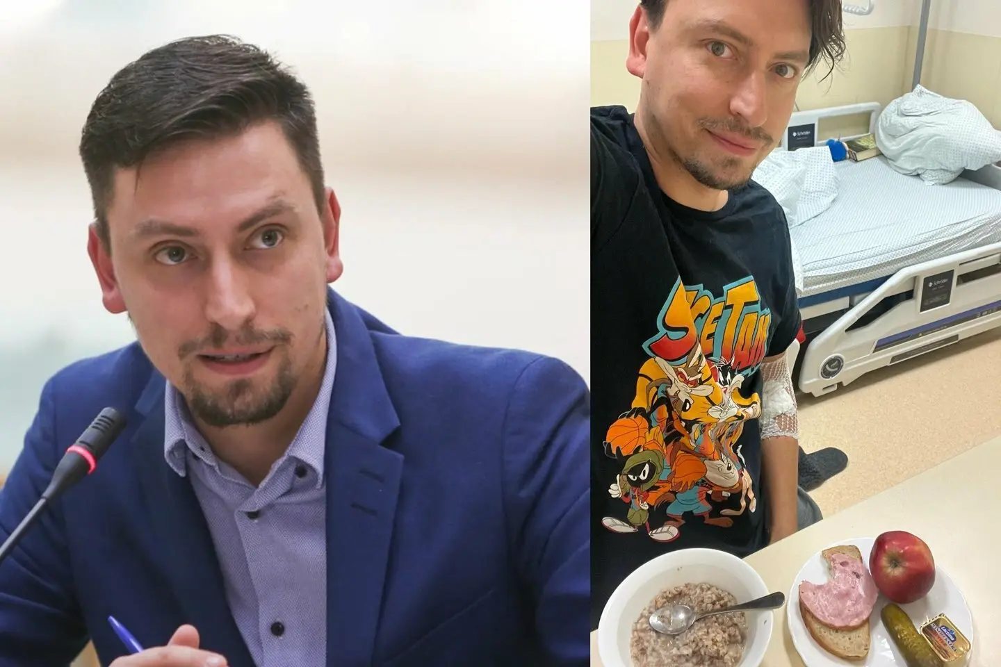 V. Mikaitis atsidūrė ligoninėje