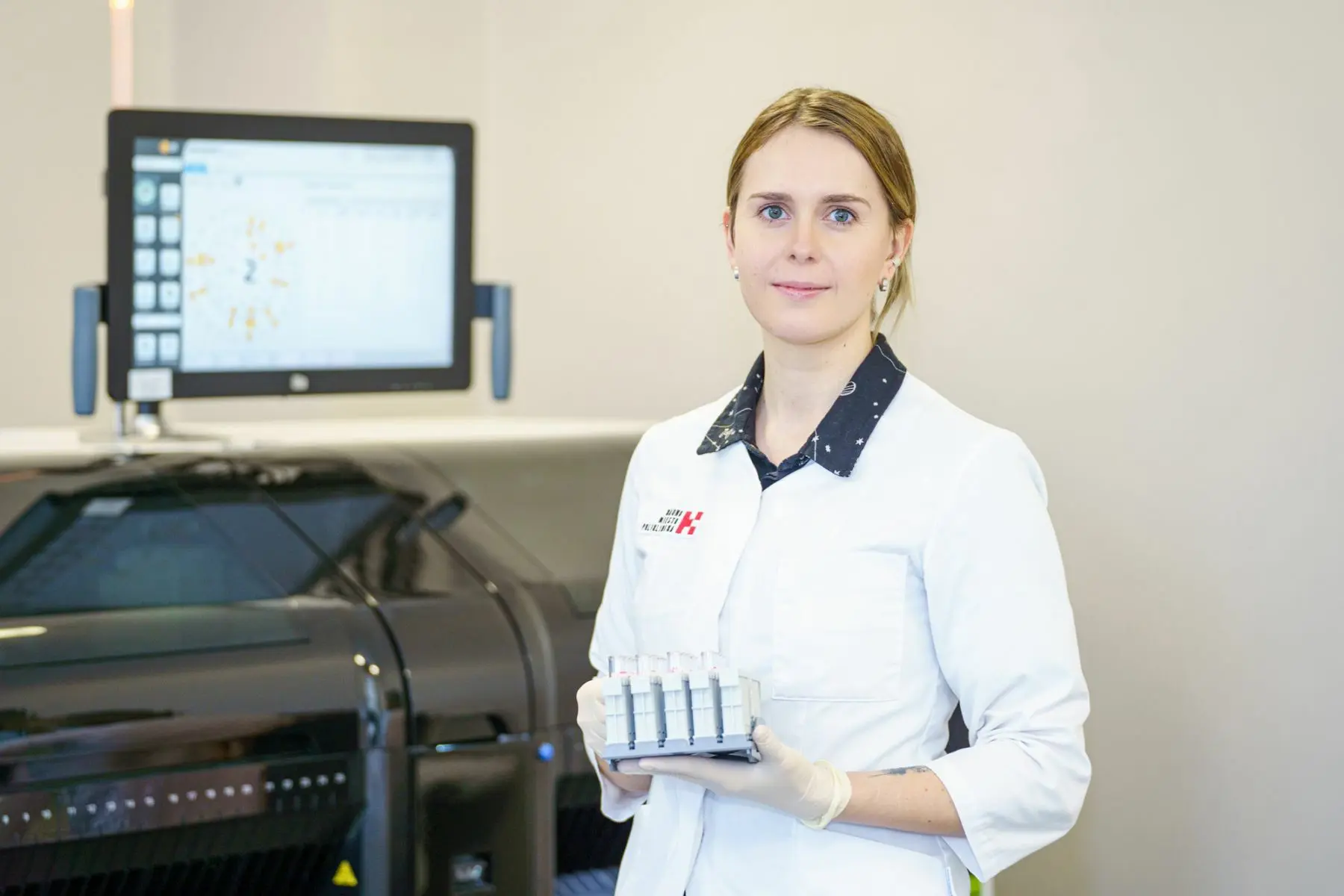Kauno miesto poliklinikos Laboratorija / R. Tenio nuotr.