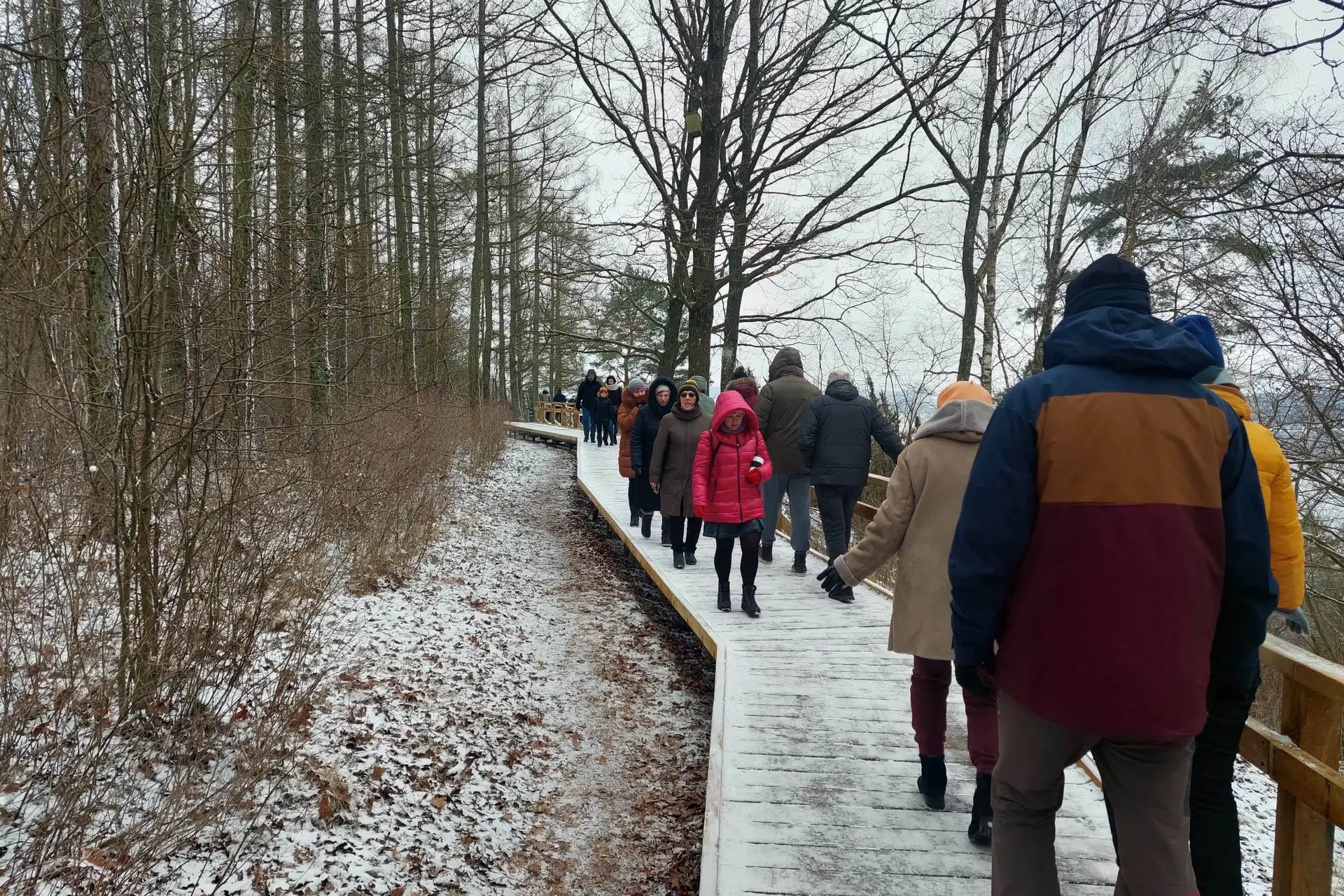 Atnaujintą Kadagių slėnio taką užplūdo kauniečiai