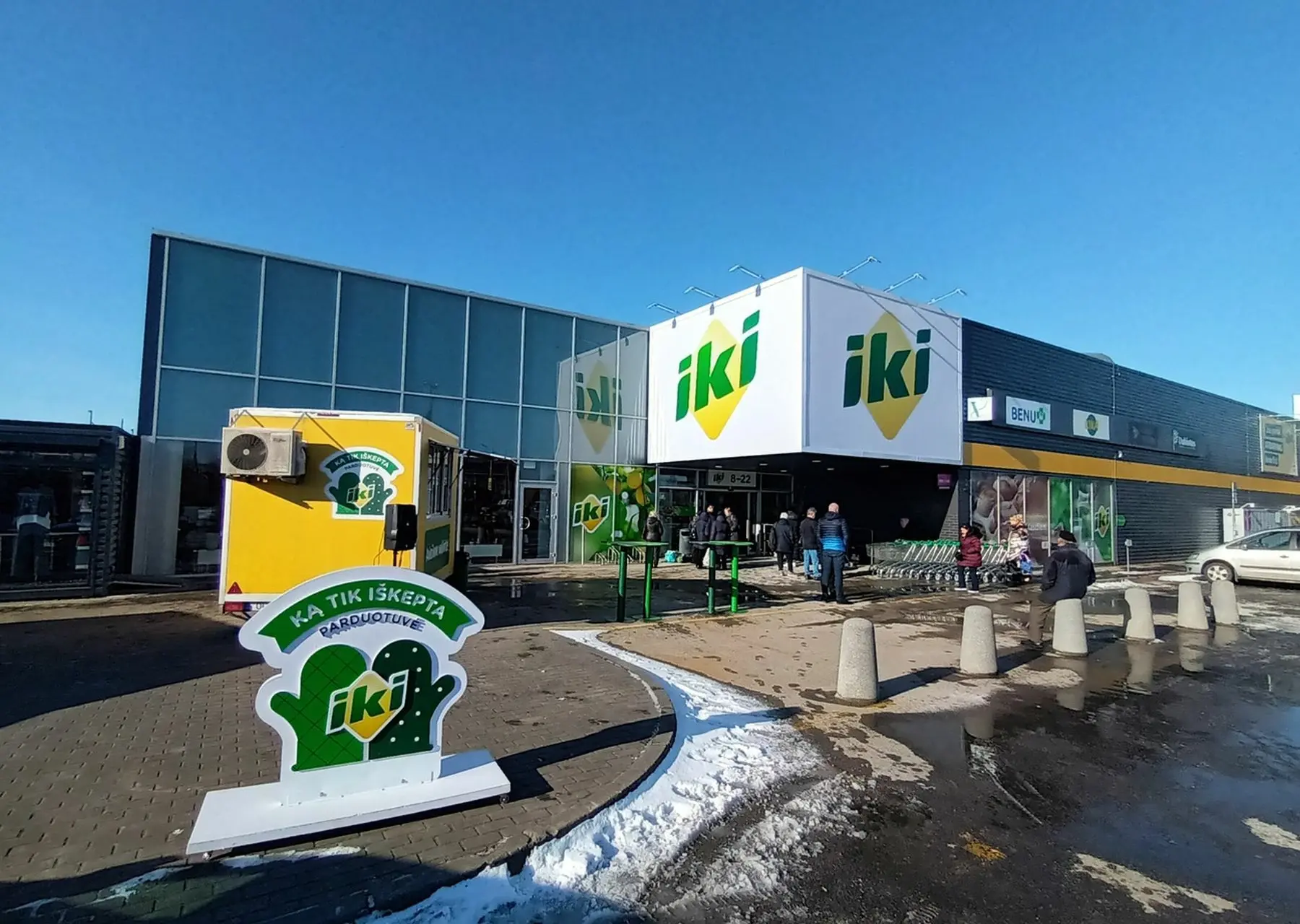 Didžiojoje gatvėje atidaryta atnaujinta „Iki“ parduotuvė