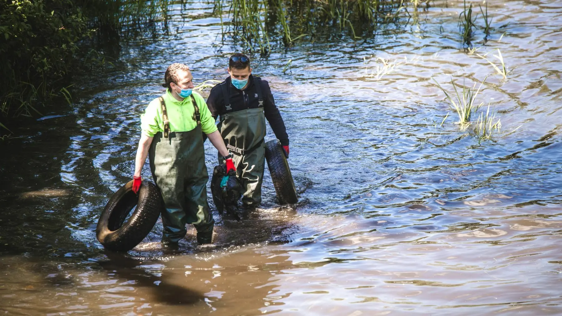 River Cleanup, padangos, upė