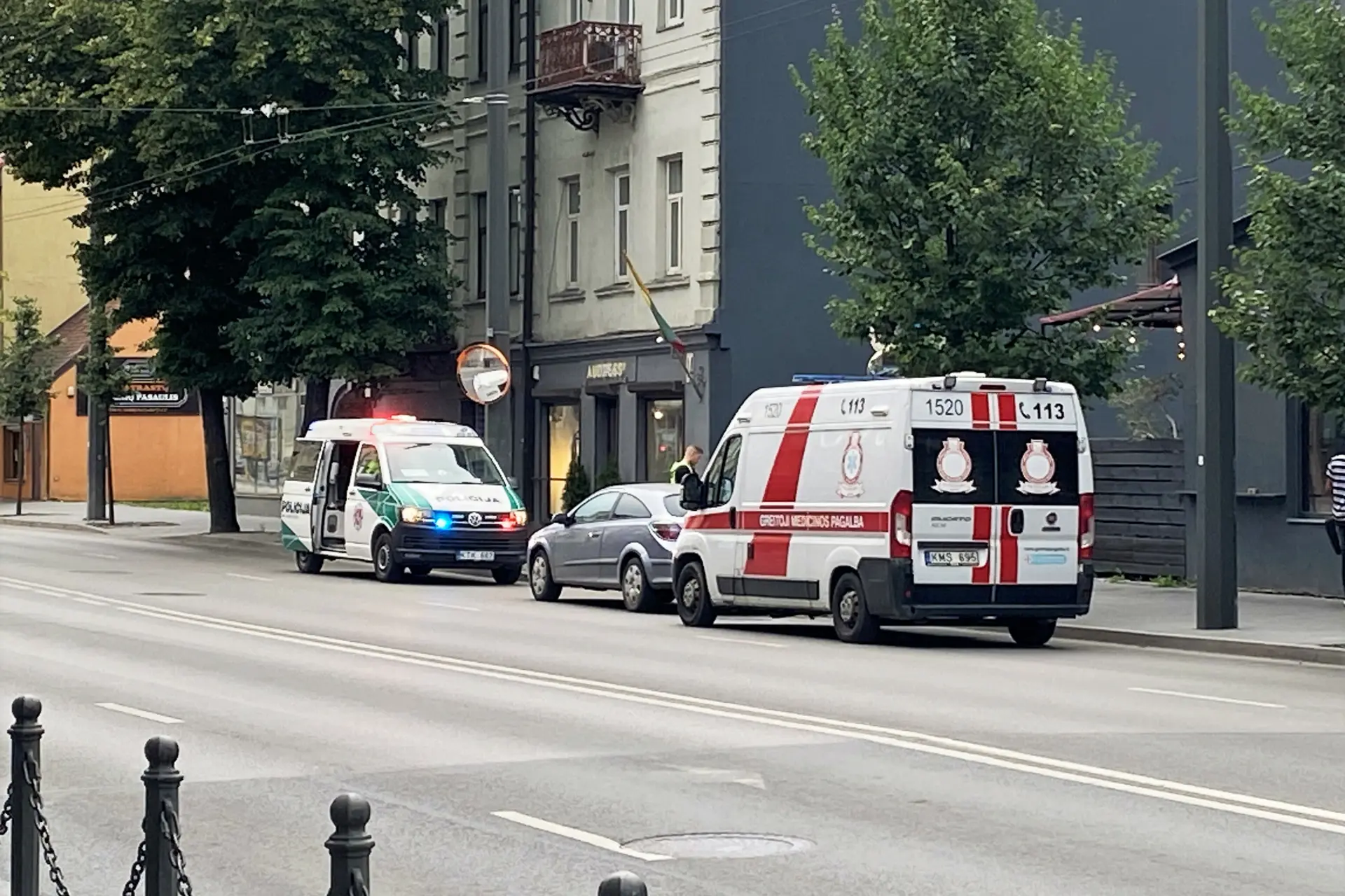 Šv. Gertrūdos gatvėje partrenktas paspirtukininkas