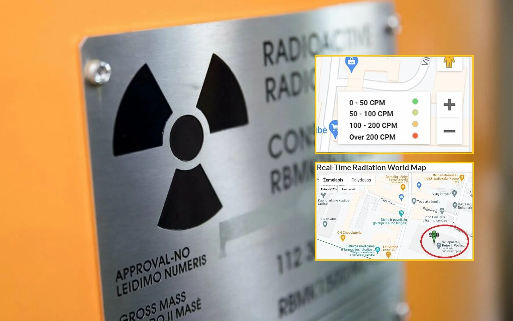 radiacija, melagingi duomenys internete