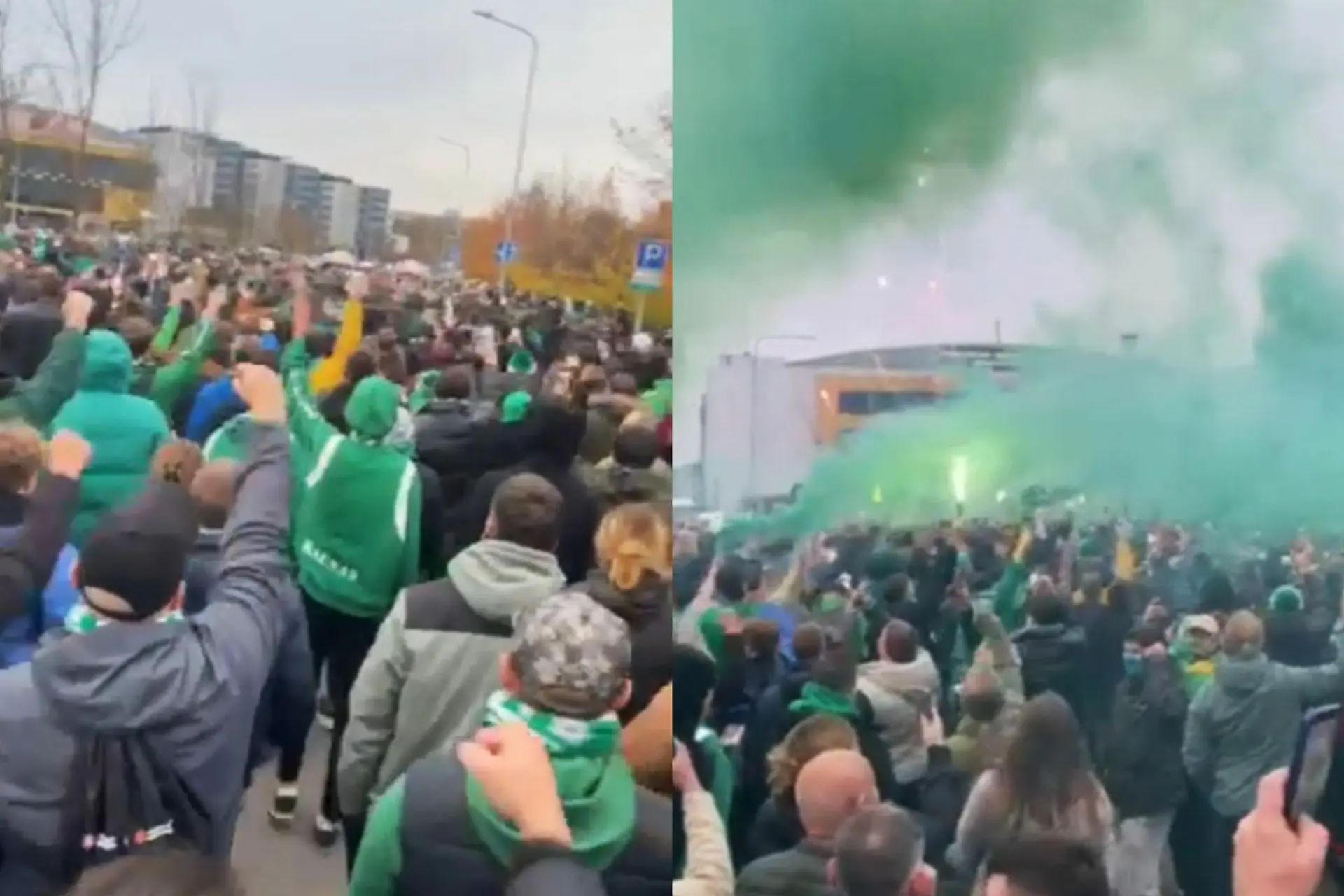 „Žalgirio“ fanai Vilniuje