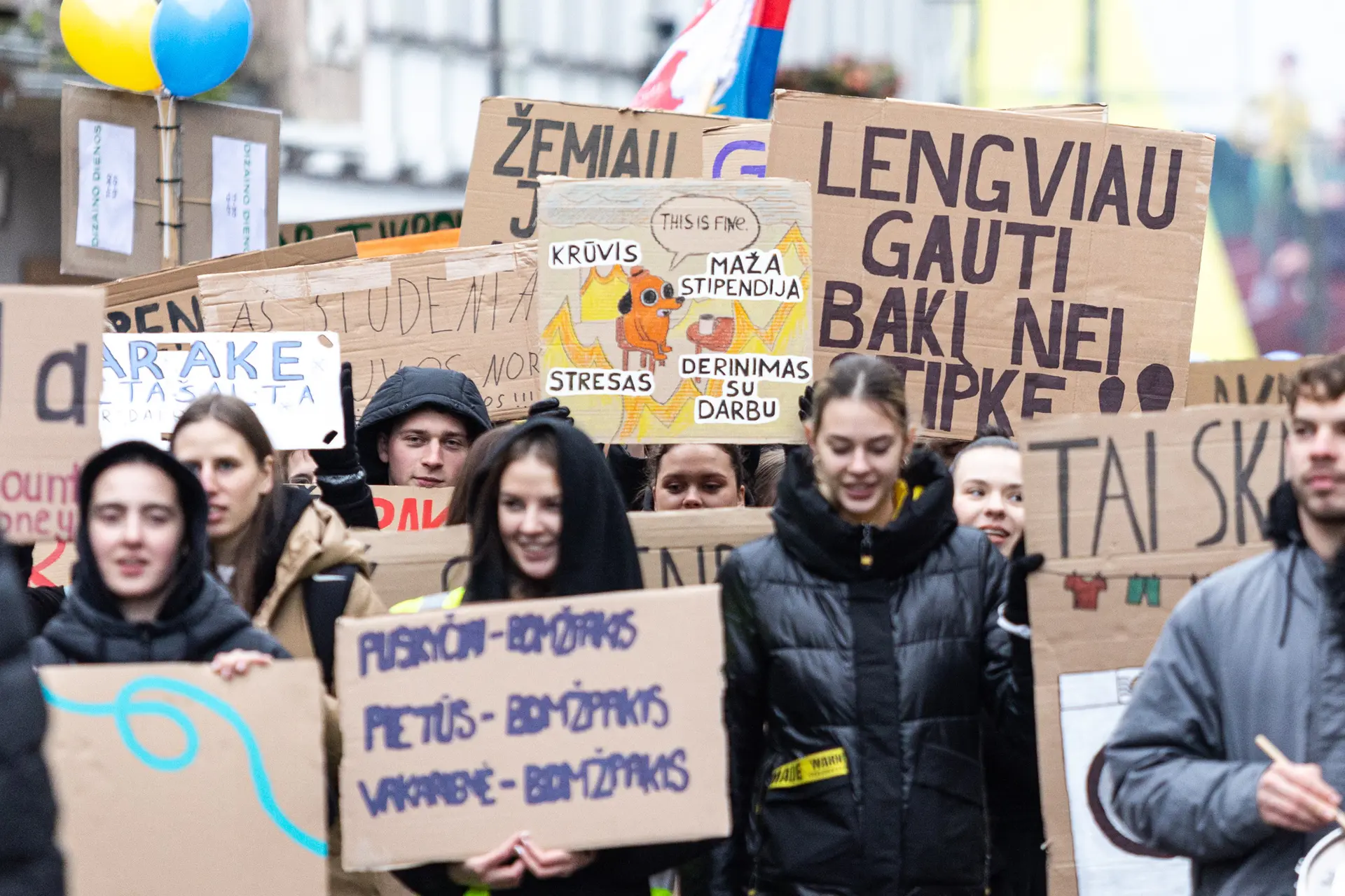 Studentų protestas