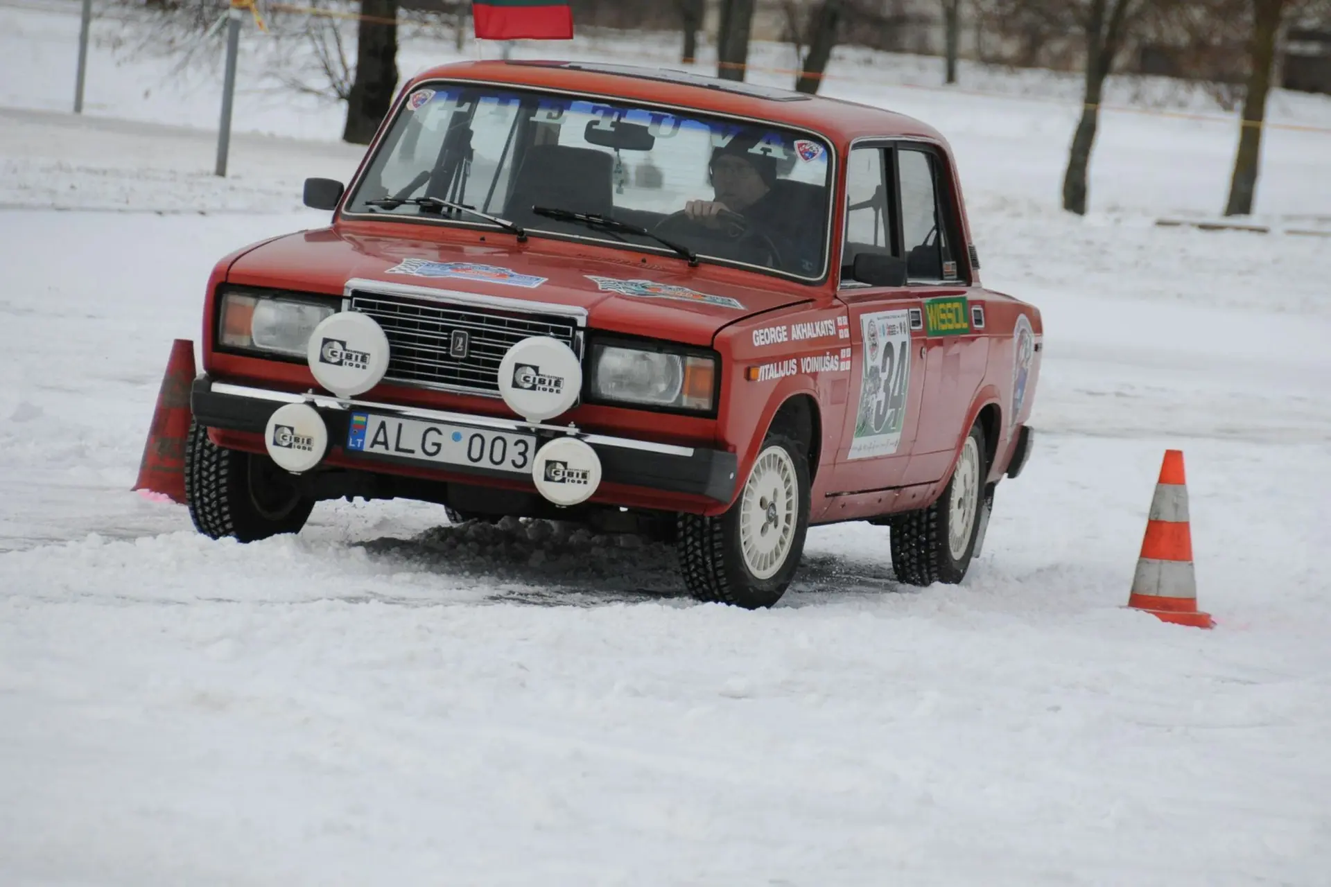 Veteranų slalomas Kauno rajone