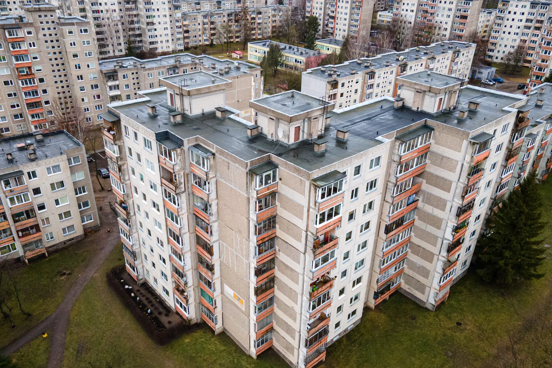 Kalniečių mikrorajono daugiabučiai / R. Tenio nuotr.