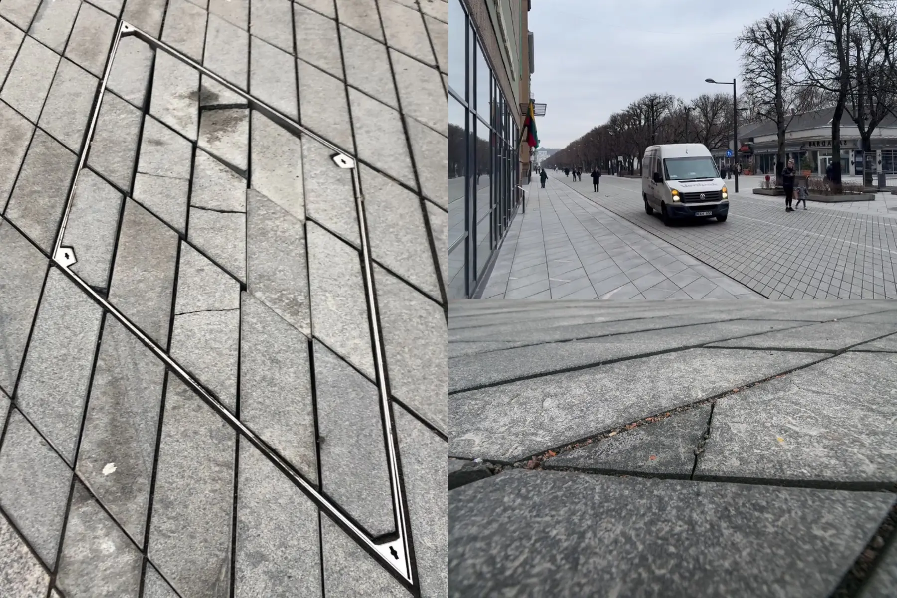 Net ir atnaujintas Laisvės alėjos grindinys ilgai nelaikys
