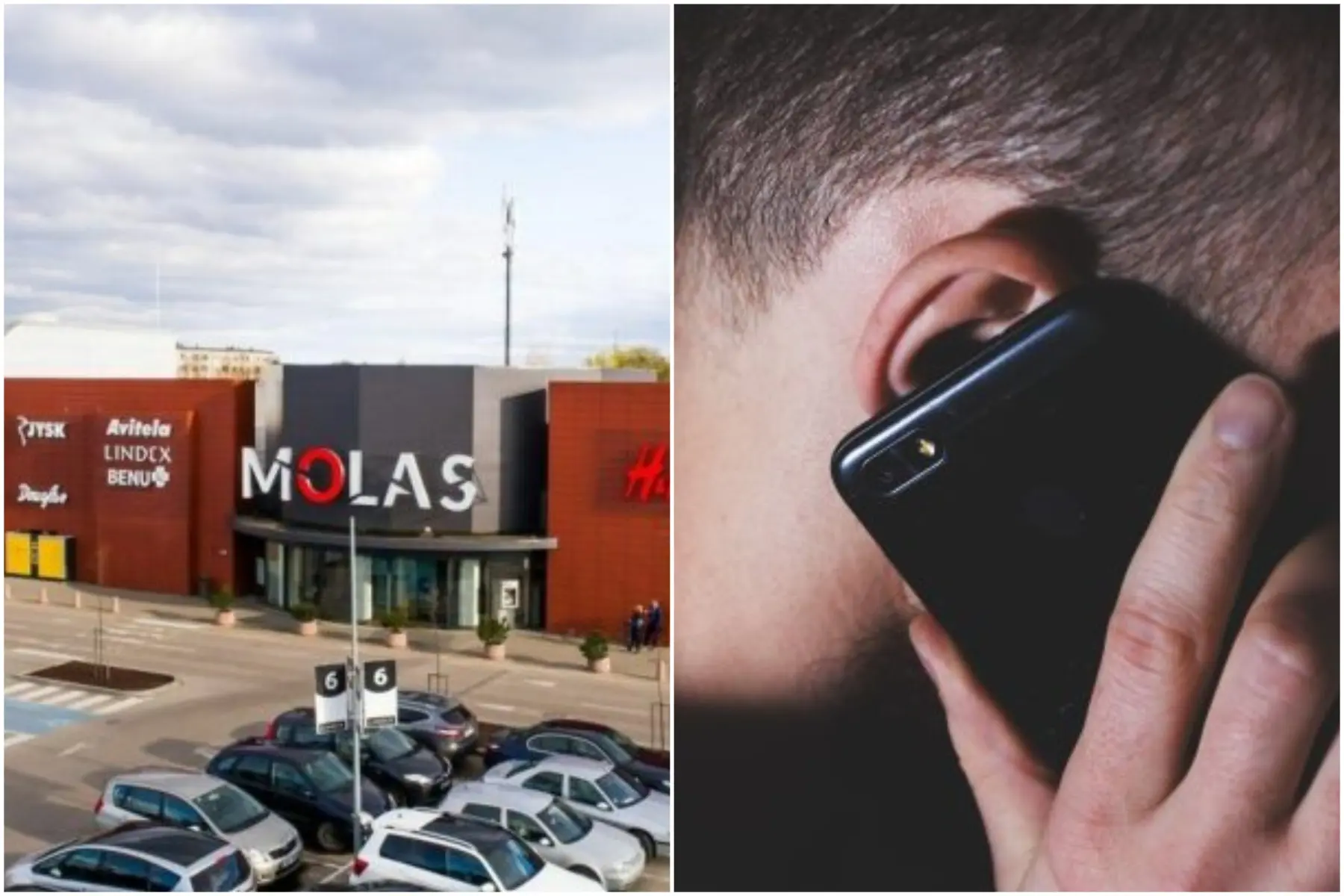 Molas, telefonas, melagingas iškvietimas