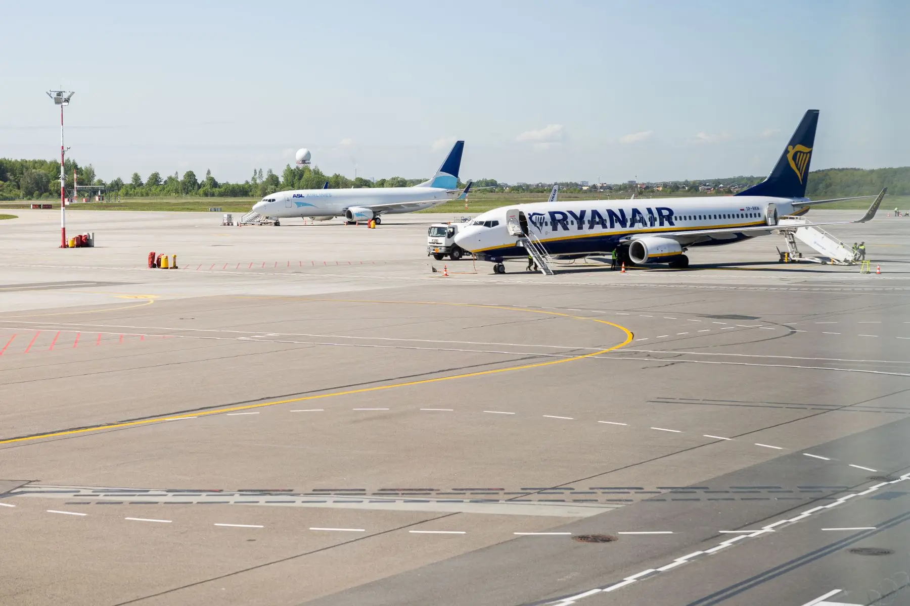 „Ryanair“ orlaivių priežiūros angaras Kauno oro uoste /&nbsp;ELTA / Ž. Gedvilo nuotr.