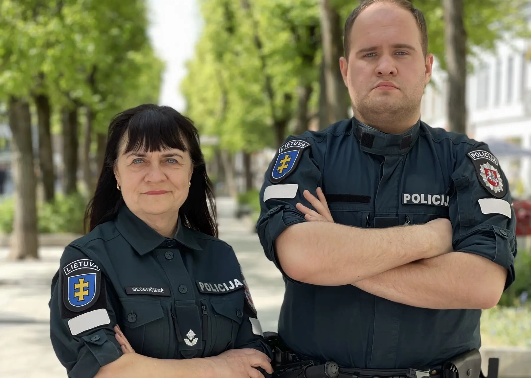 Mamos profesija tapo pavyzdžiu sūnui, policininkai