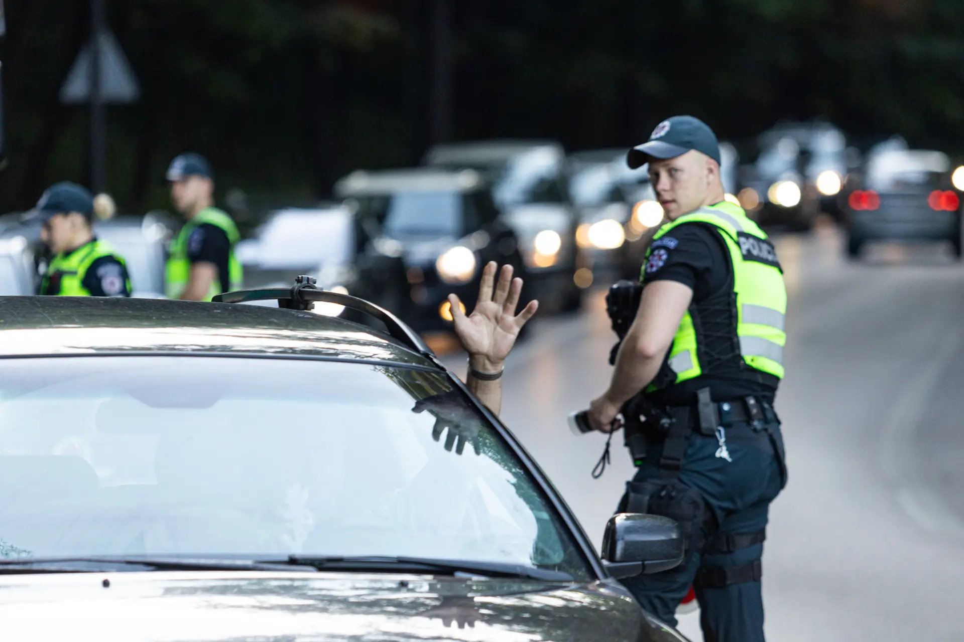Policijos reidas / R. Tenio nuotr.