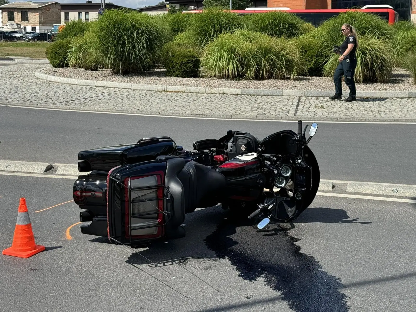 Motociklo avarija Šilainiuose / „Kas vyksta Kaune“ nuotr.