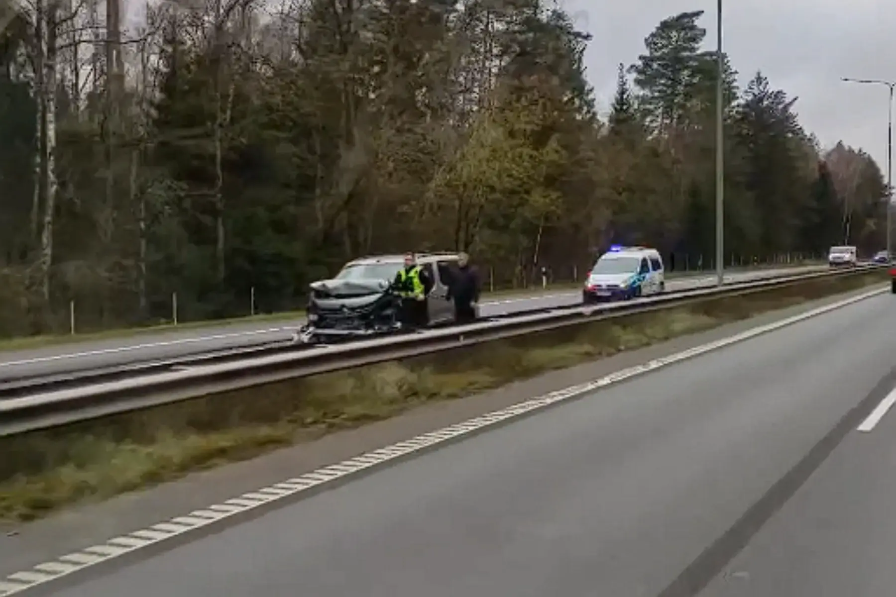 avarija a1 kelyje