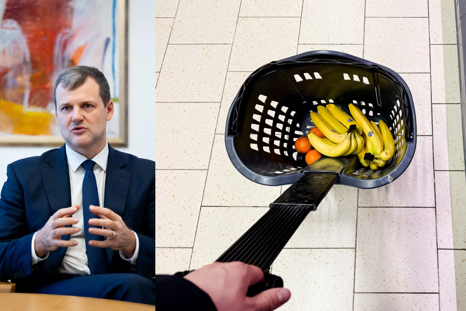 Gintautas Paluckas, pirkinių krepšelis parduotuvėje