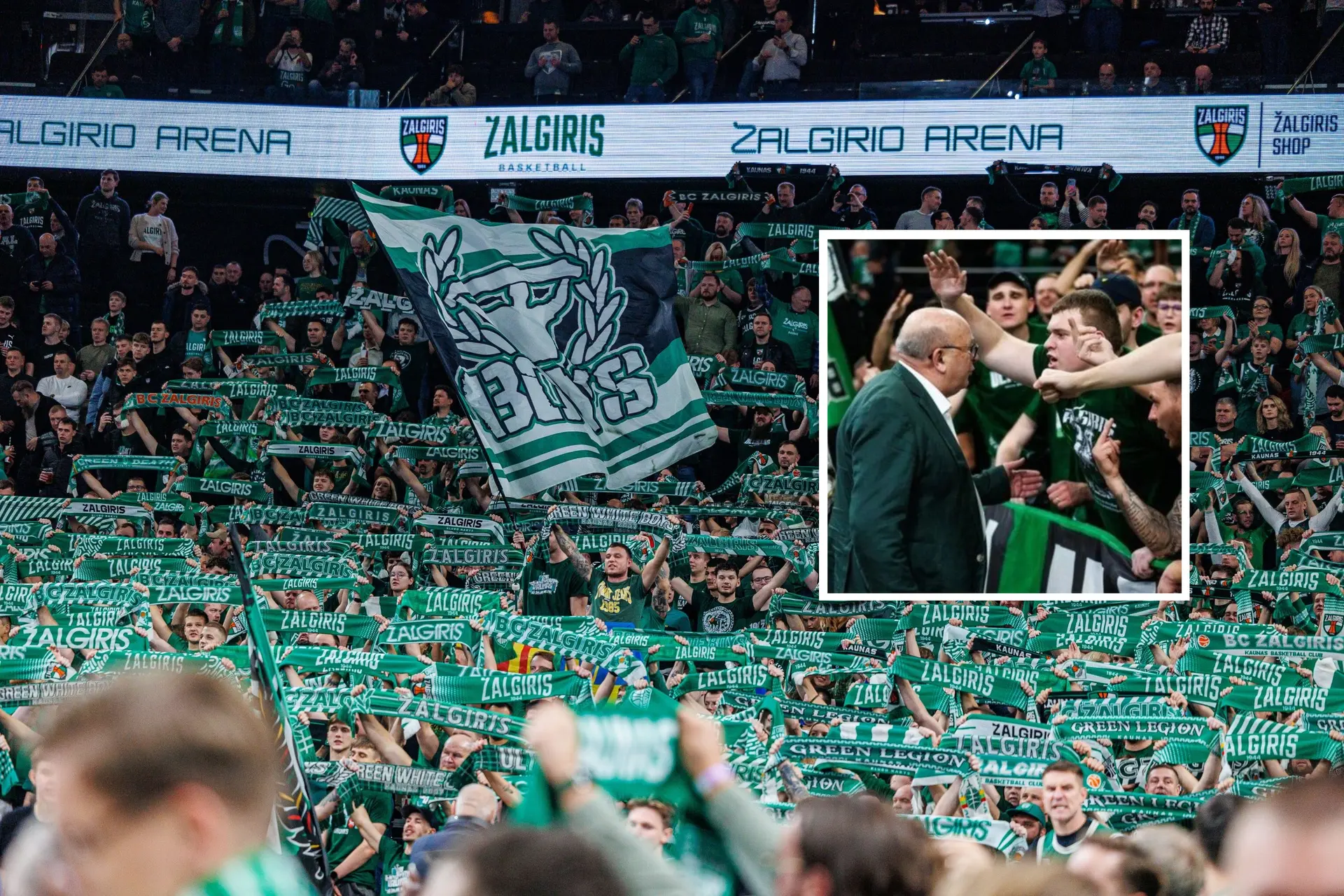 Žalgirio fanai ir Matijošaitis