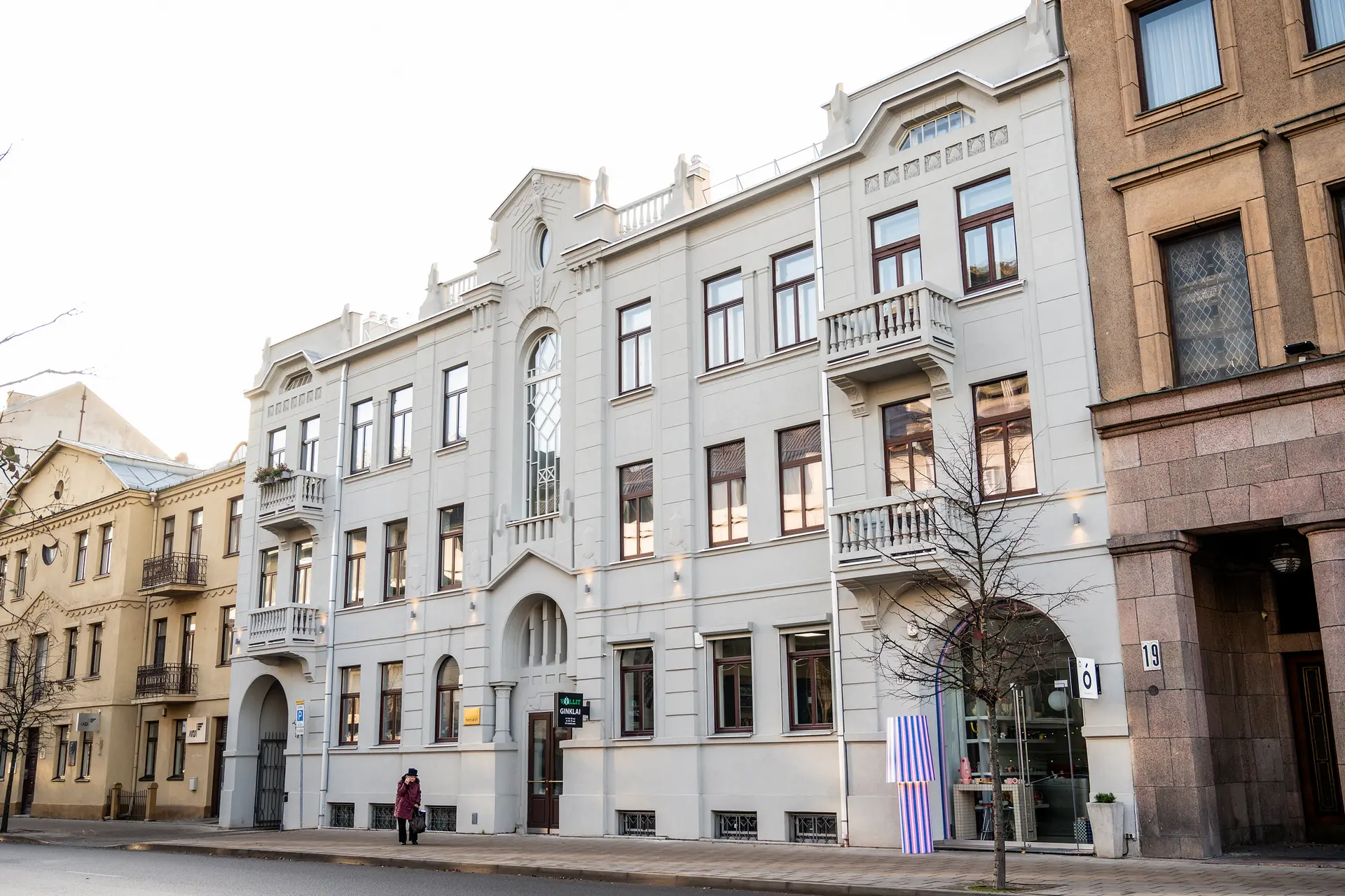 Atnaujintas pastatas A. Mickevičiaus gatvėje