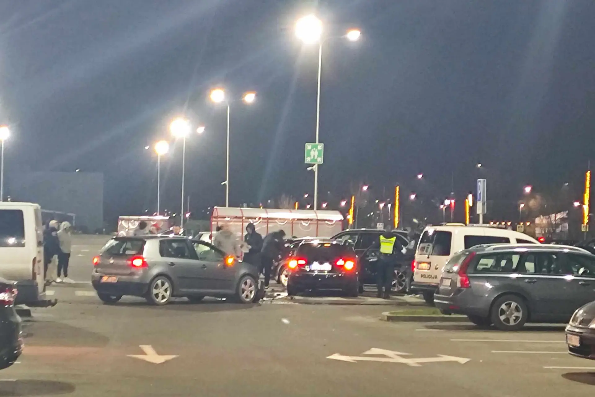 Avarija „Depo“ aikštelėje / Skaitytojos nuotr.