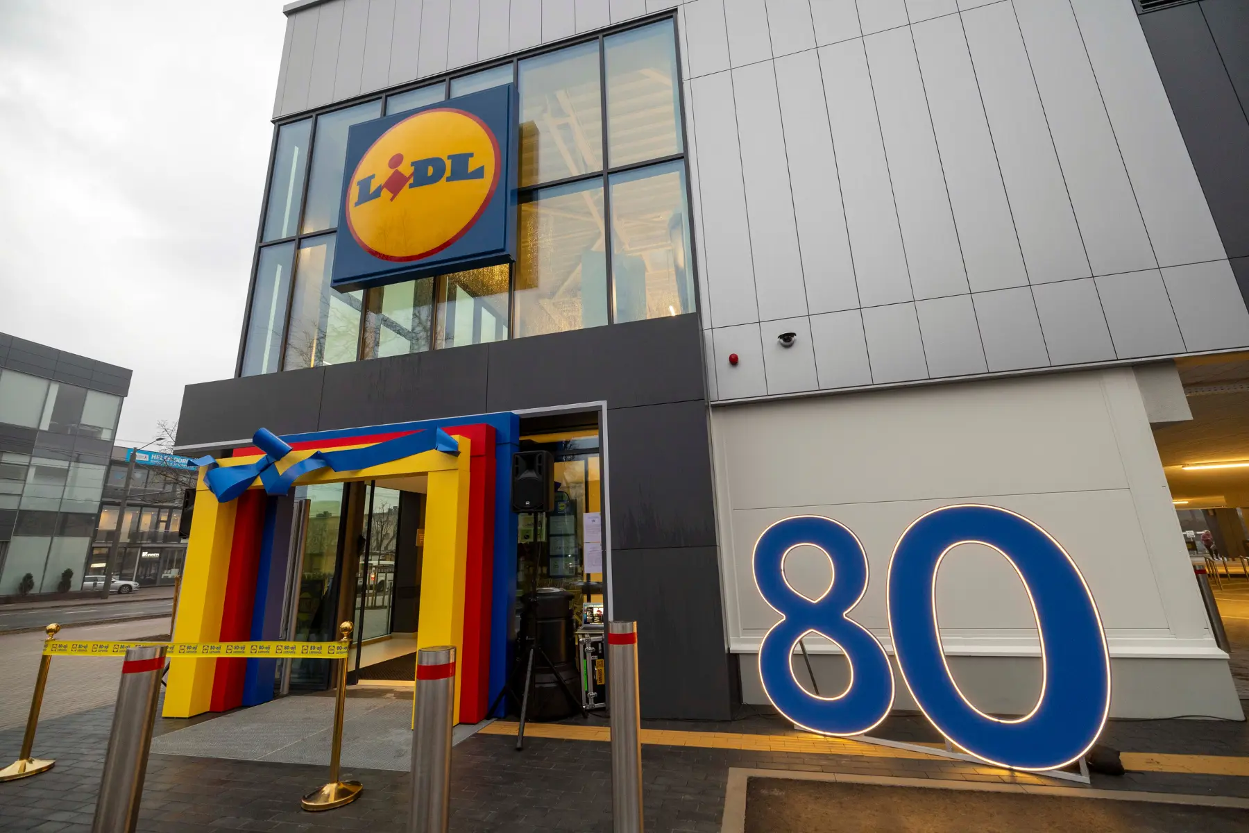 Kaune duris atvėrė jubiliejinė „Lidl“ parduotuvė / org. nuotr.
