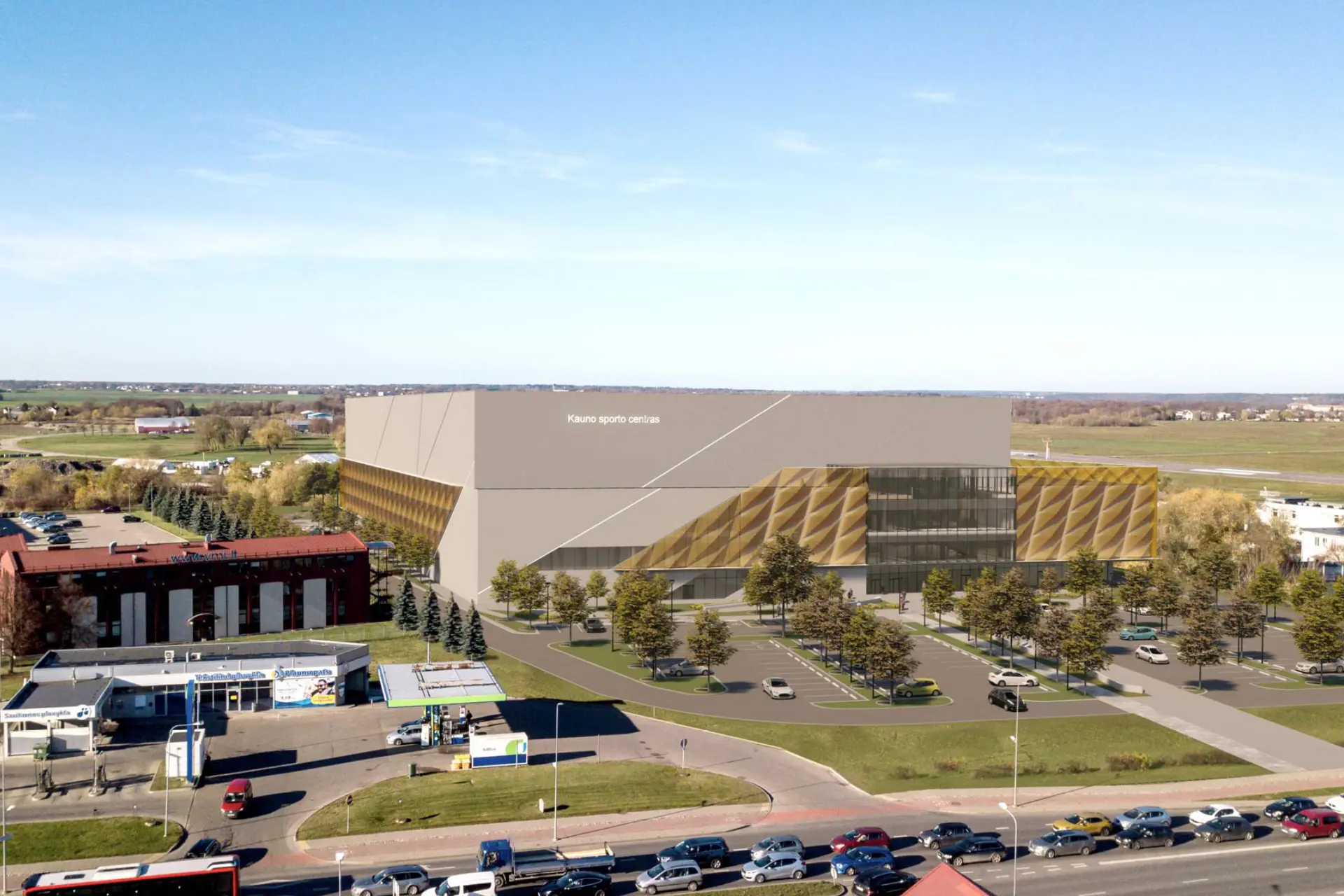 Aleksote iškils futbolo ir regbio arena