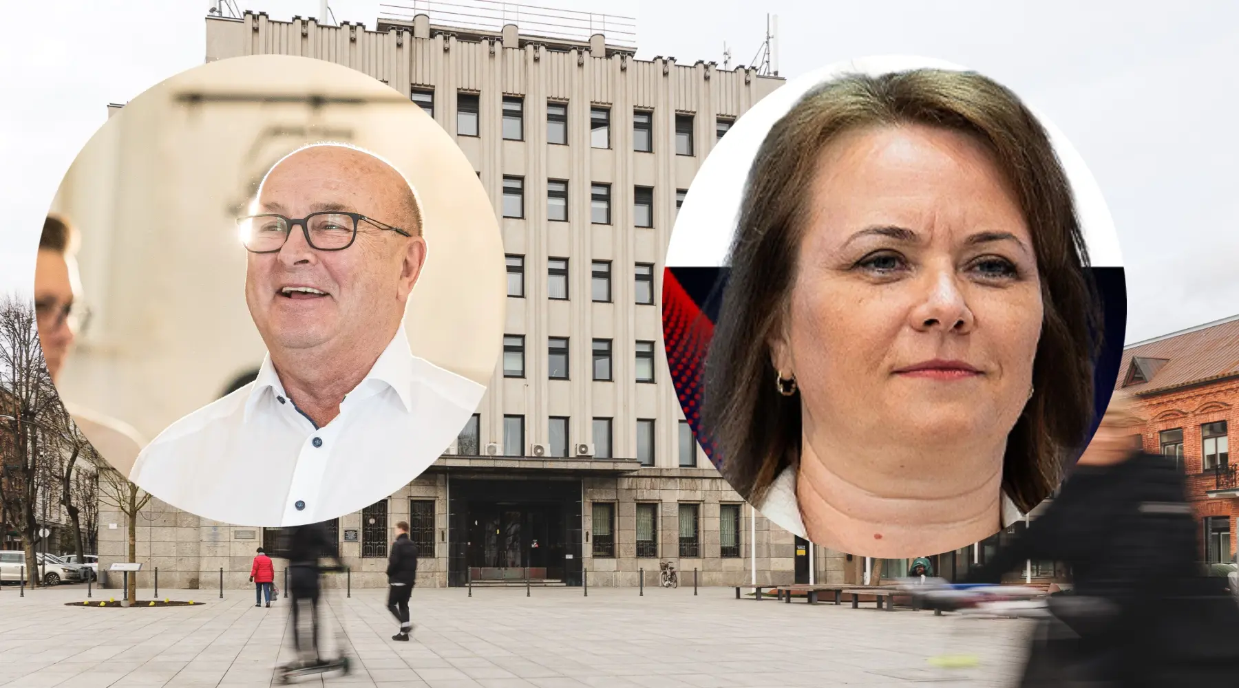 Kauno miesto savivaldybė, V. Matijošaitis, R. Šimkaitytė-Kudarauskė („Kas vyksta Kaune“ fotomontažas)