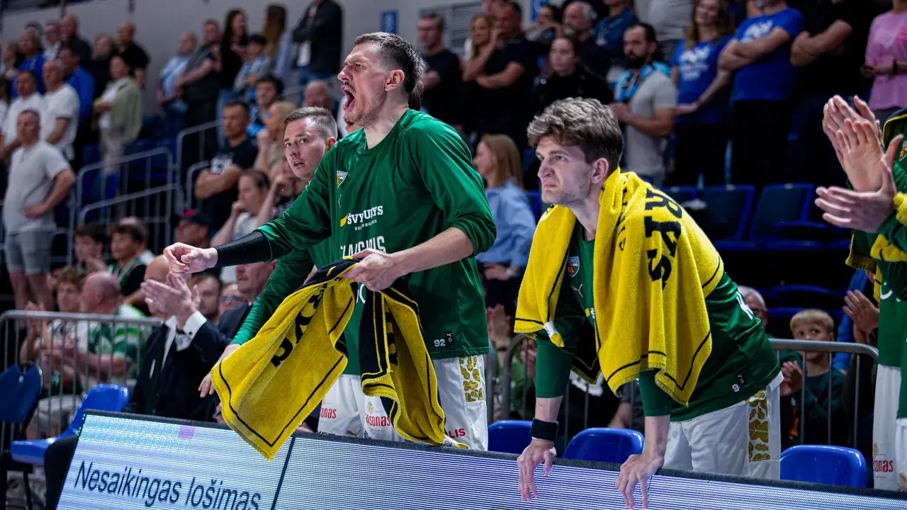 Puikiai pataikę žalgiriečiai šventė solidžią pergalę Jonavoje / Žalgiris.lt nuotr.