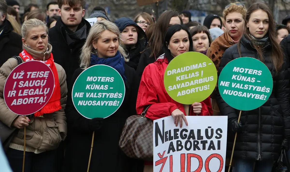 Protestas, abortas
