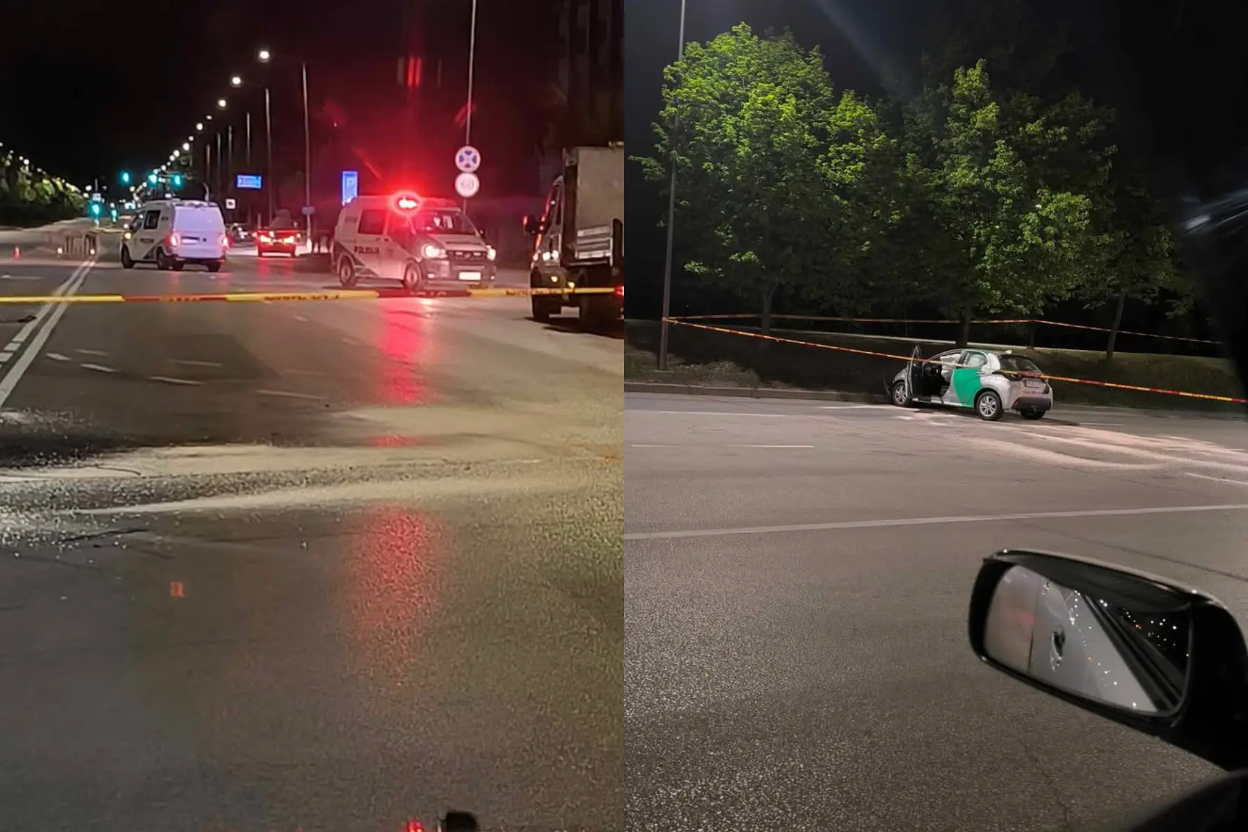 Skaudi avarija Jonavos gatvėje: motociklininkas skubiai nugabentas į Kauno klinikas