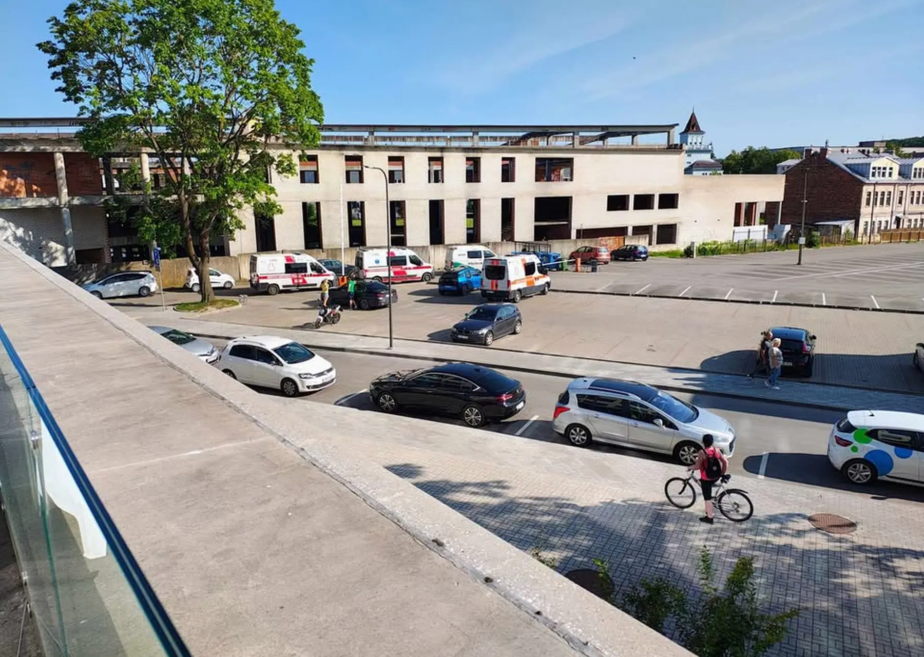 Gausios specialiųjų tarnybų pajėgos Kauno centre / Skaitytojo nuotr.