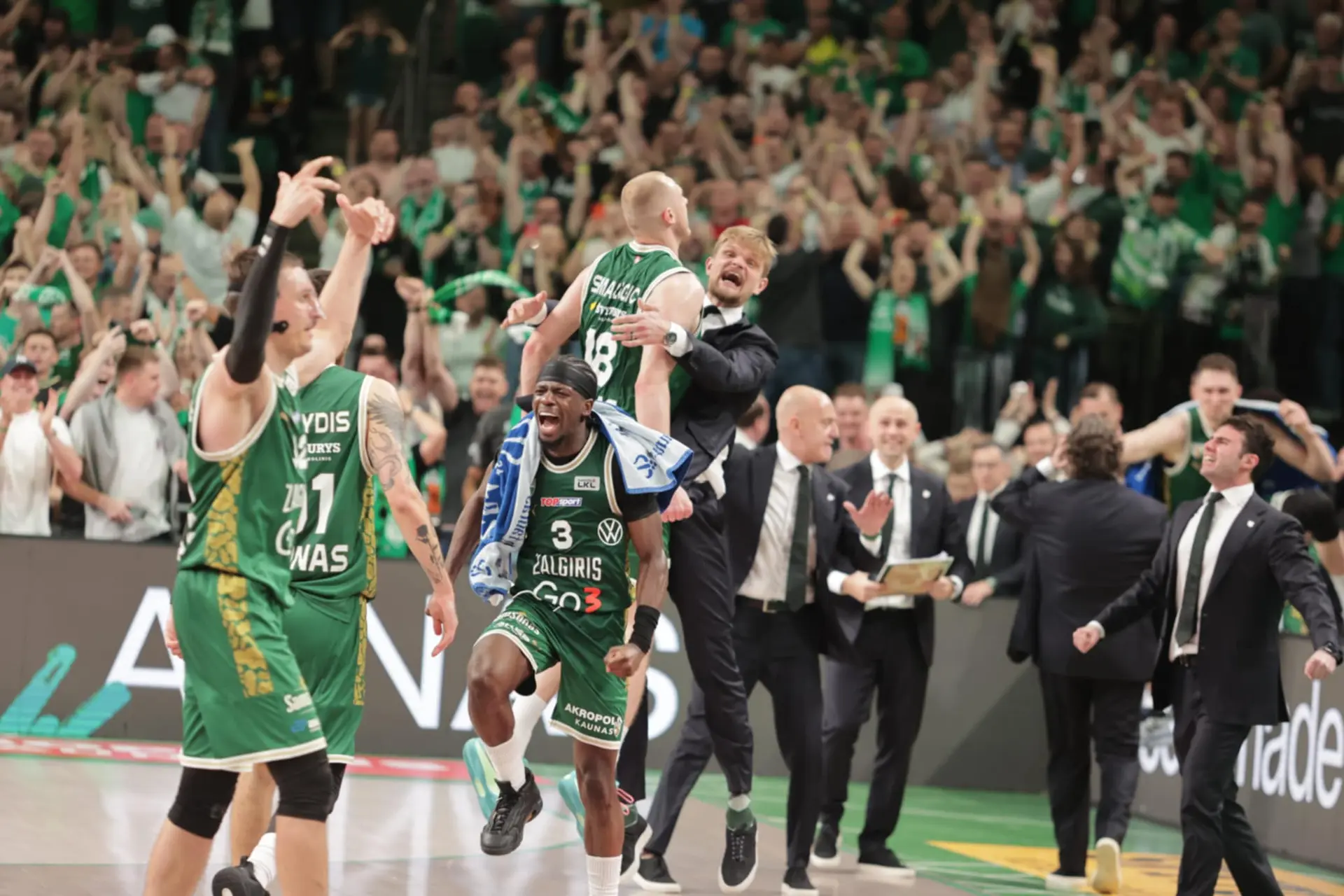 Euforija Kaune: „Žalgiris“ – LKL čempionas!