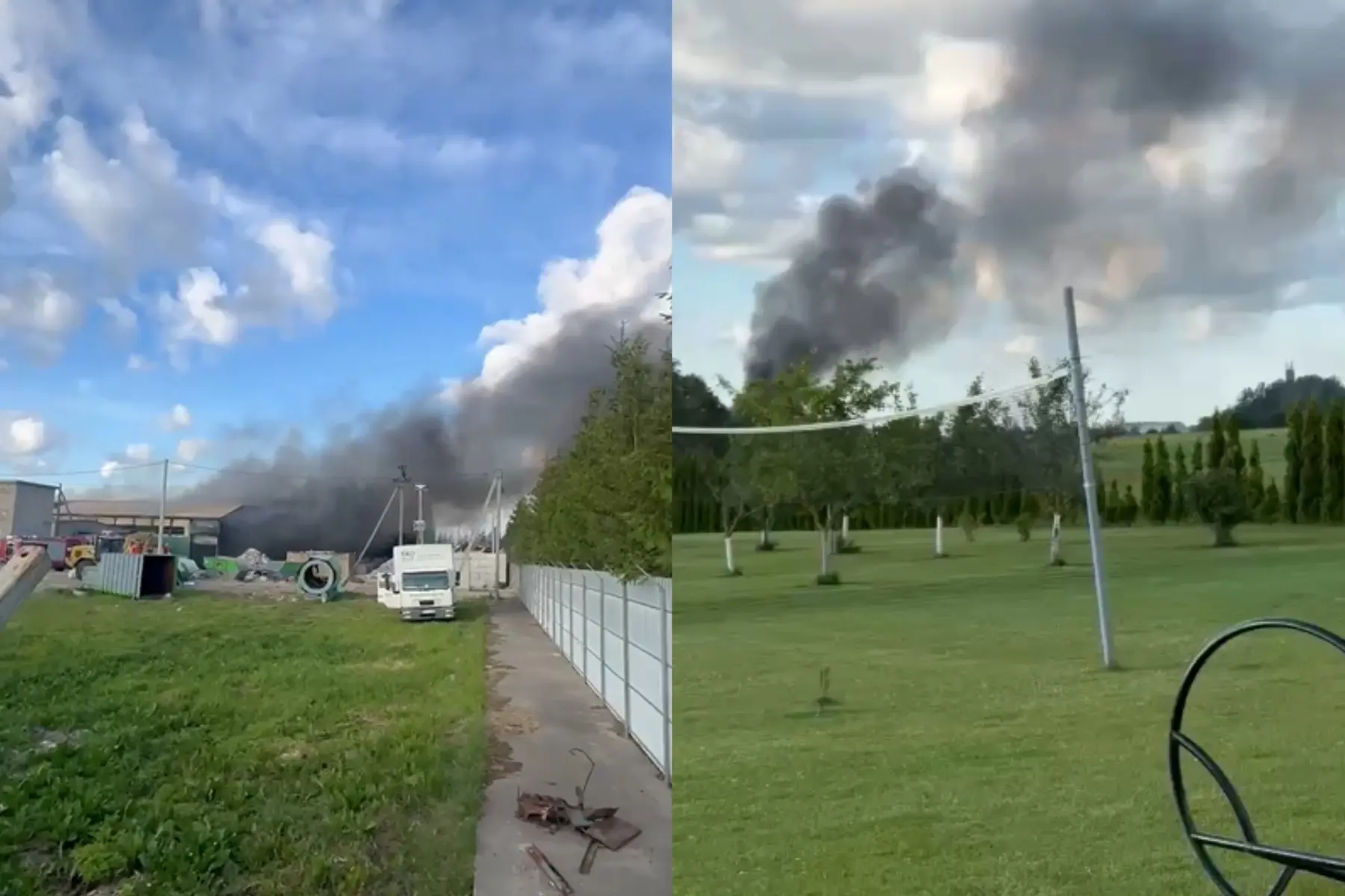 Policijai tiriant gaisrą „Ekobazės“ sandėlyje Kauno rajone, įmonė priežastimi įvardija bateriją