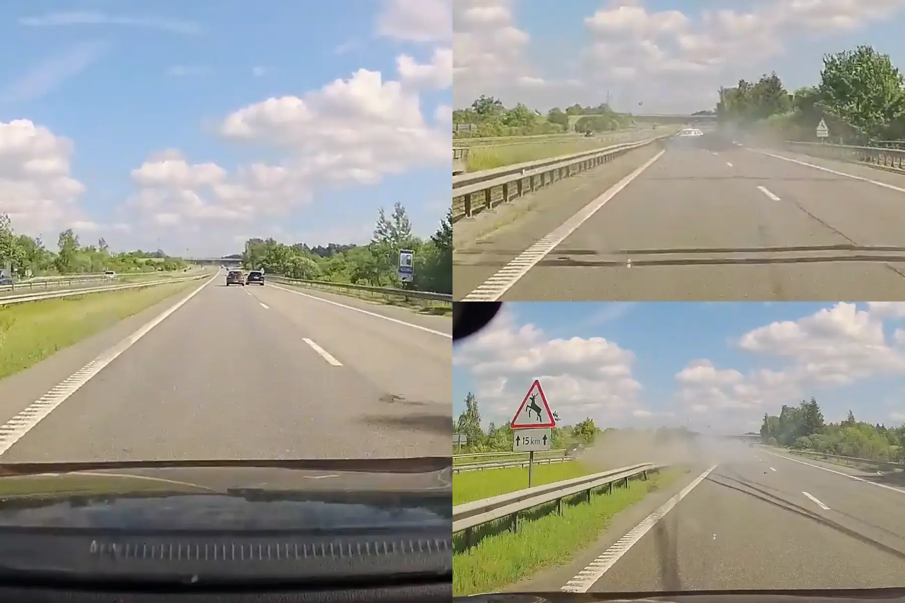 Užfiksavo, kaip įvyko avarija magistralėje A1