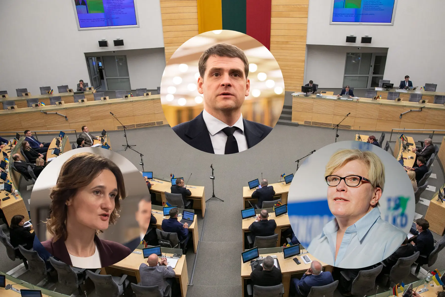 Po balsavimo Seimo salėje skambėjo „suskis“, „debilai“