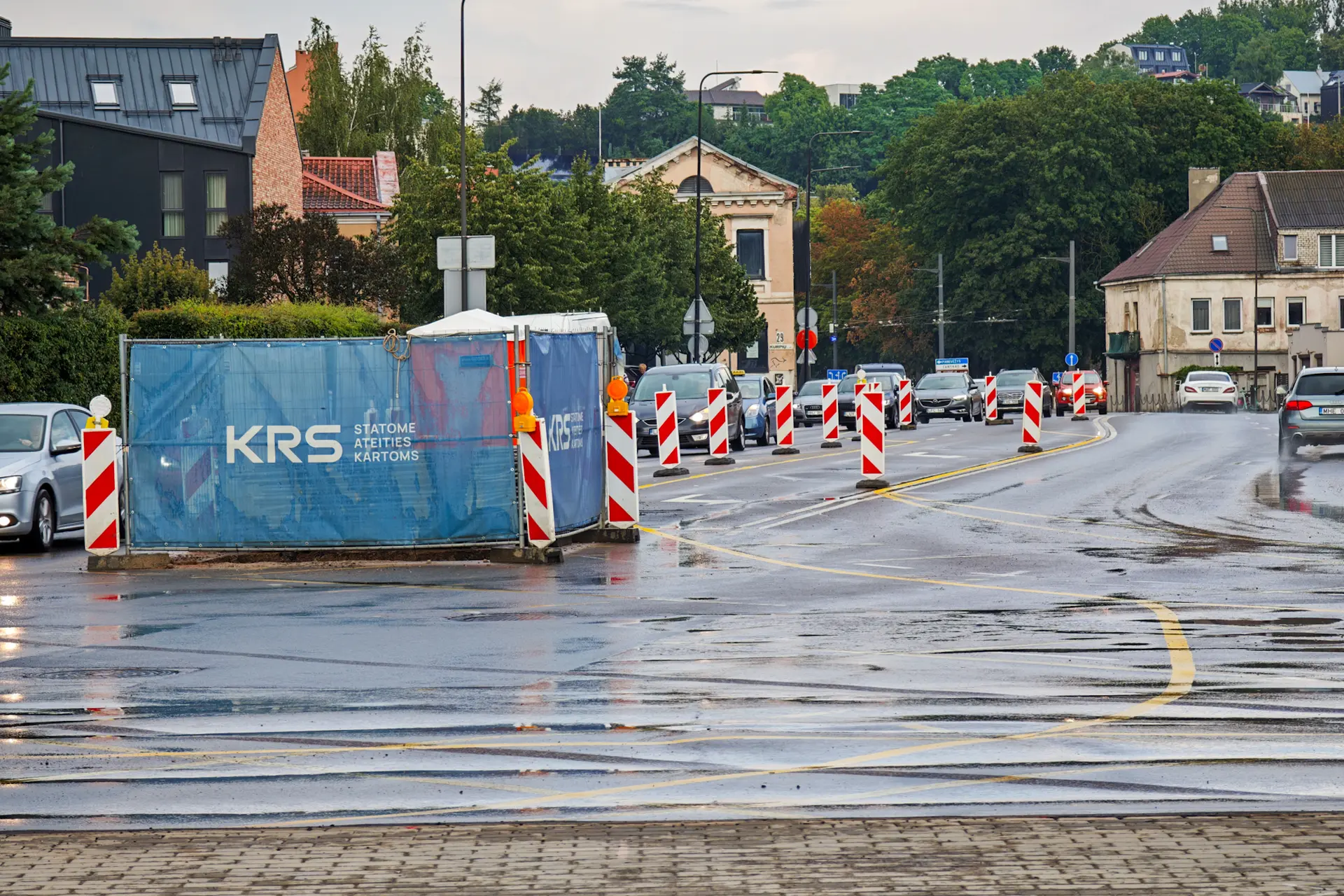 Birštono gatvės sankryža / R. Tenio nuotr.