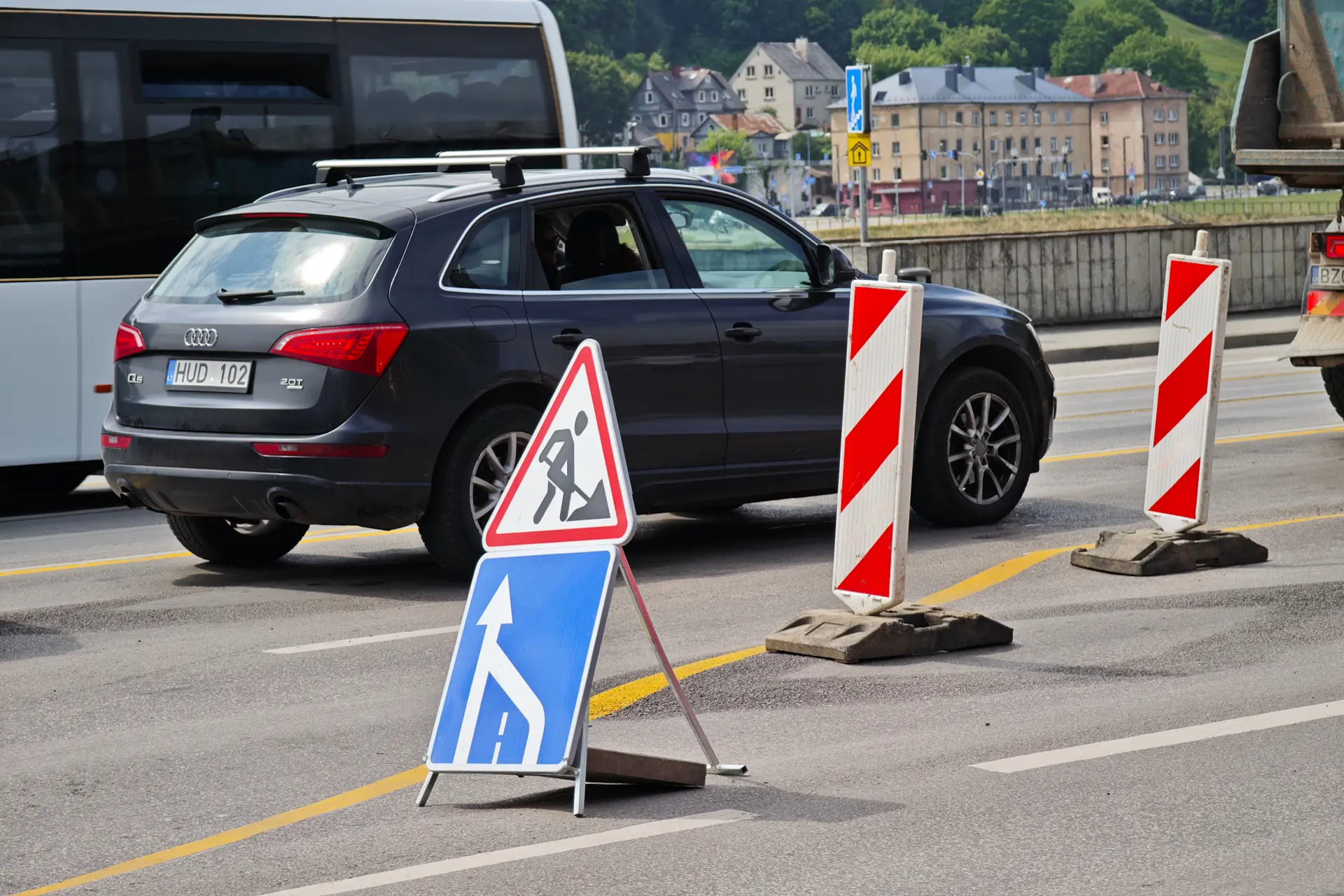 Remonto darbai Birštono gatvės sankryžoje