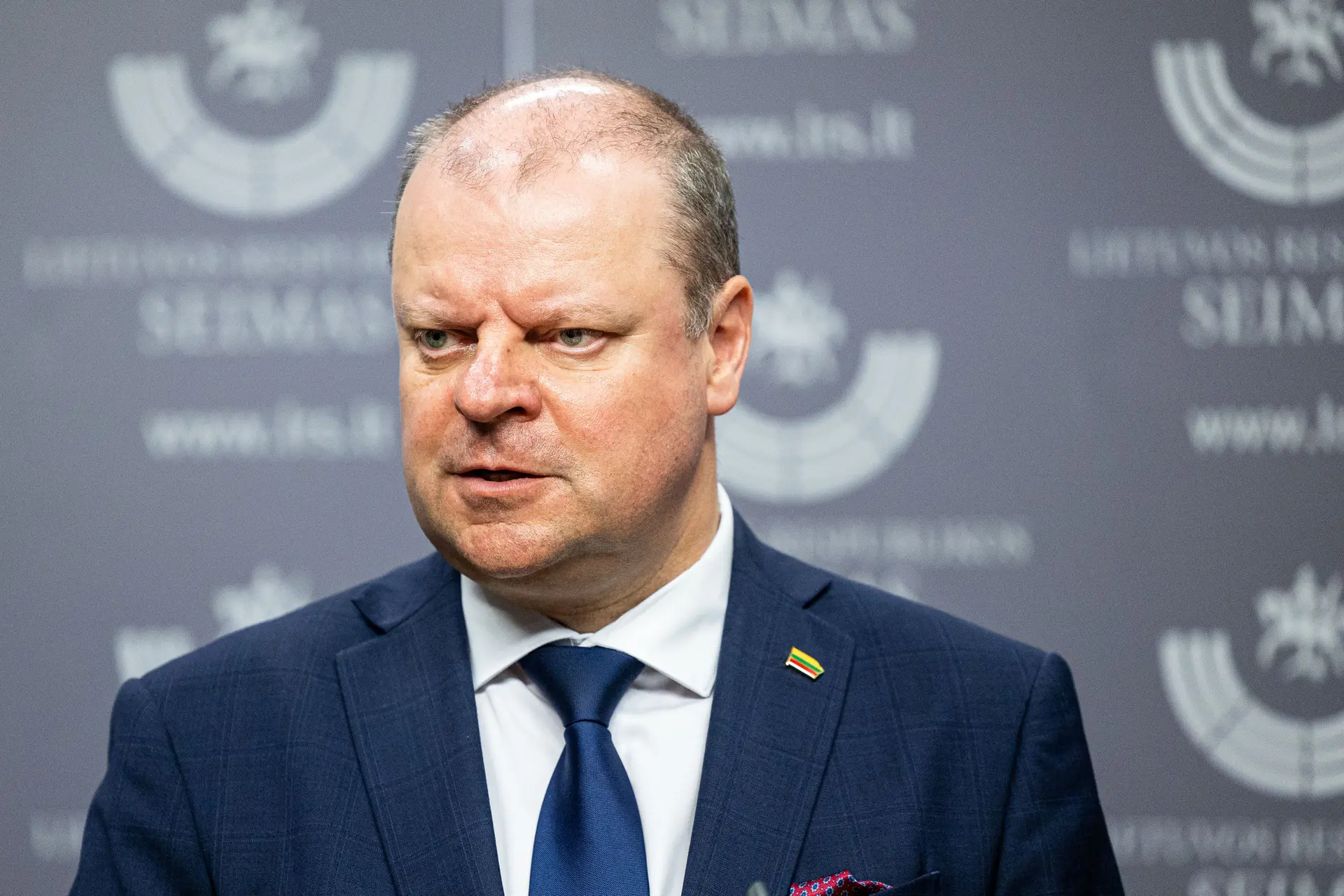 Seimo pirmininkas: statutas nenumato galimybės premjerui pasitikrinti pasitikėjimo