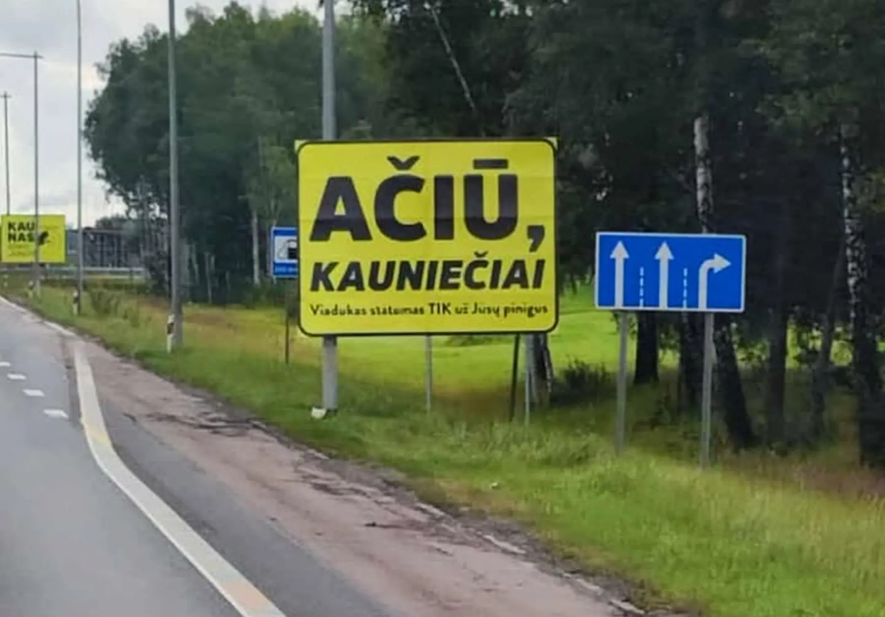 Stendas prie Eigulių viaduko